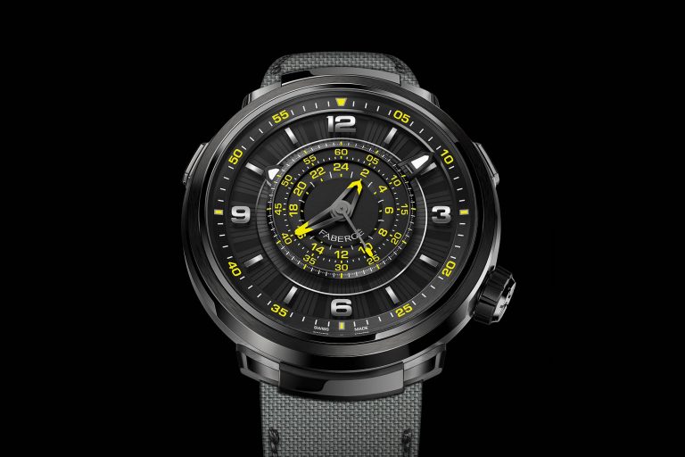 Fabergé Visionnaire Chronograph Only Watch 2017 Black-and-Yellow