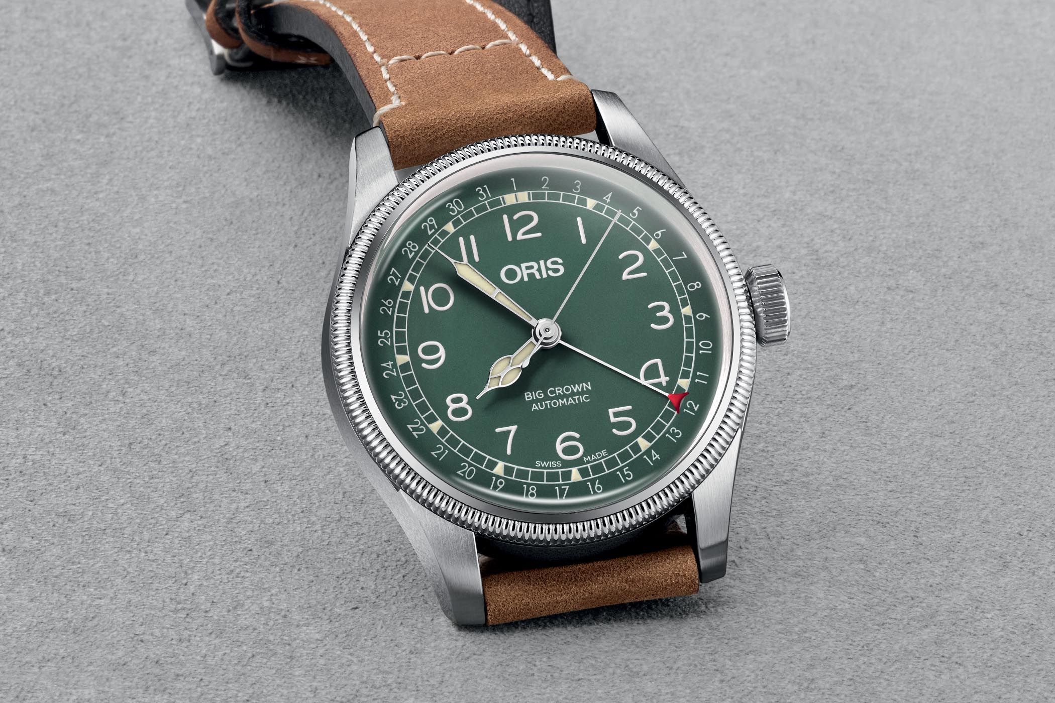 Oris green dial watch new arrivals