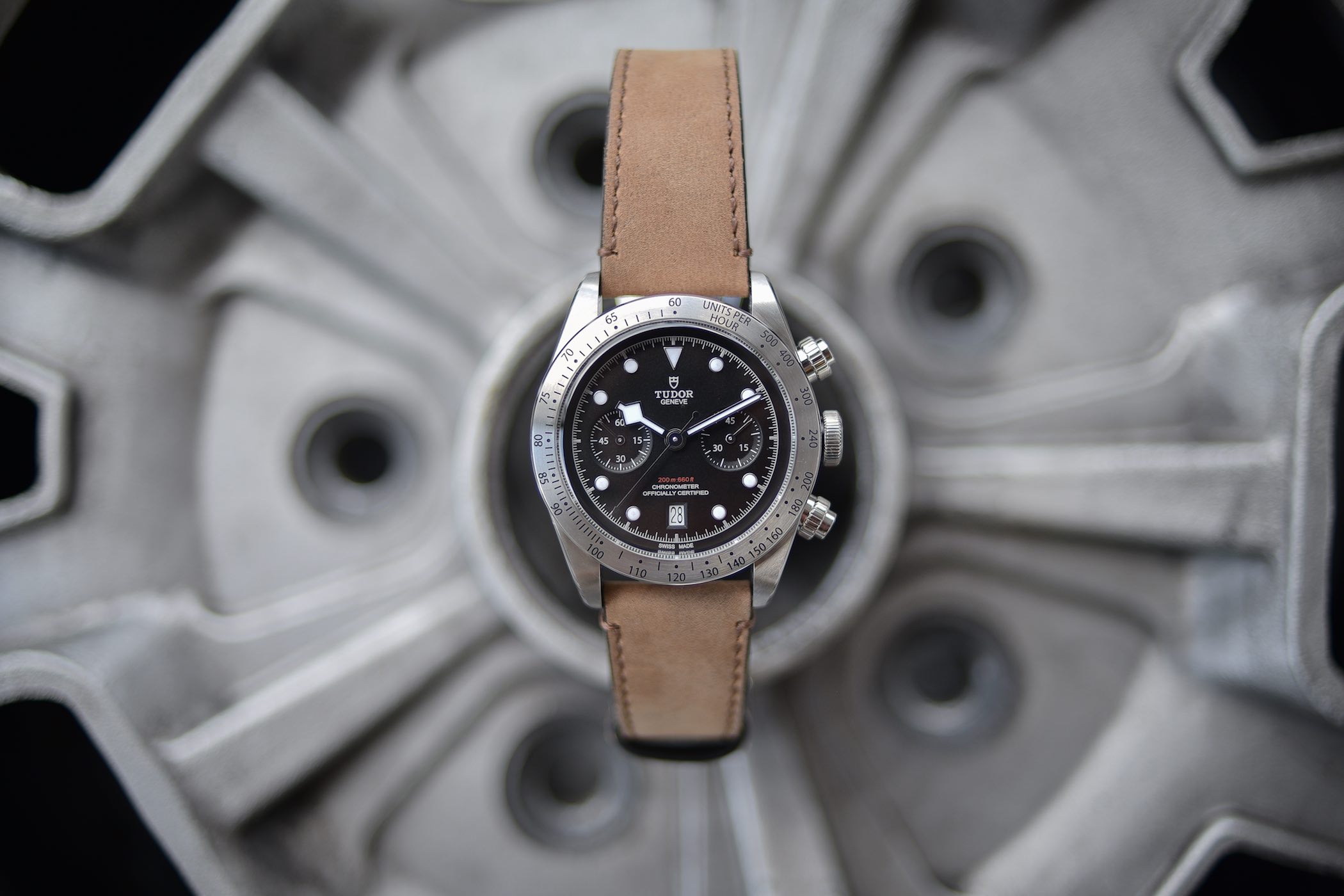 Tudor heritage discount black bay chronograph