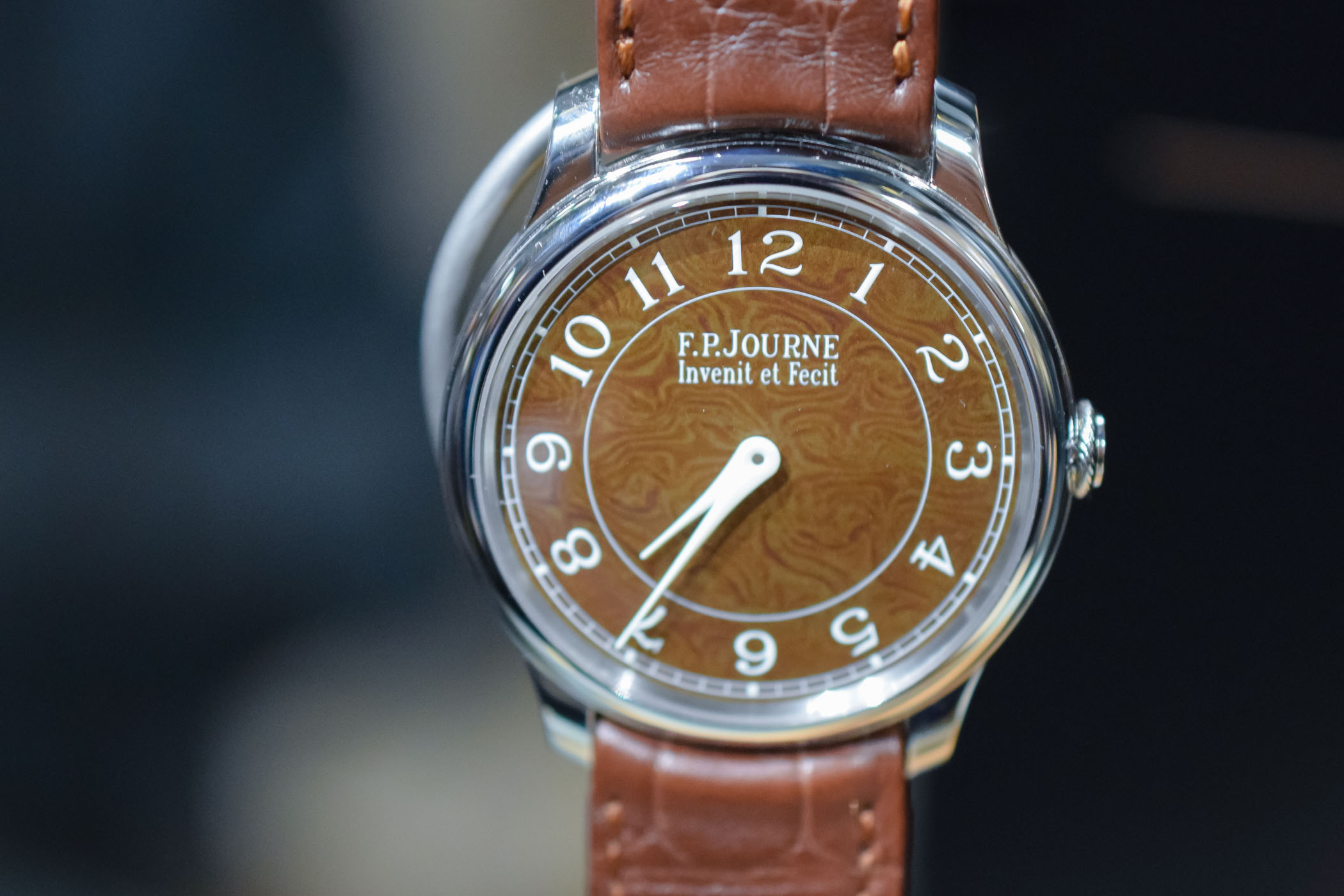 FP Journe Chronometre Hoilland and Holland Damascus Steel Dial