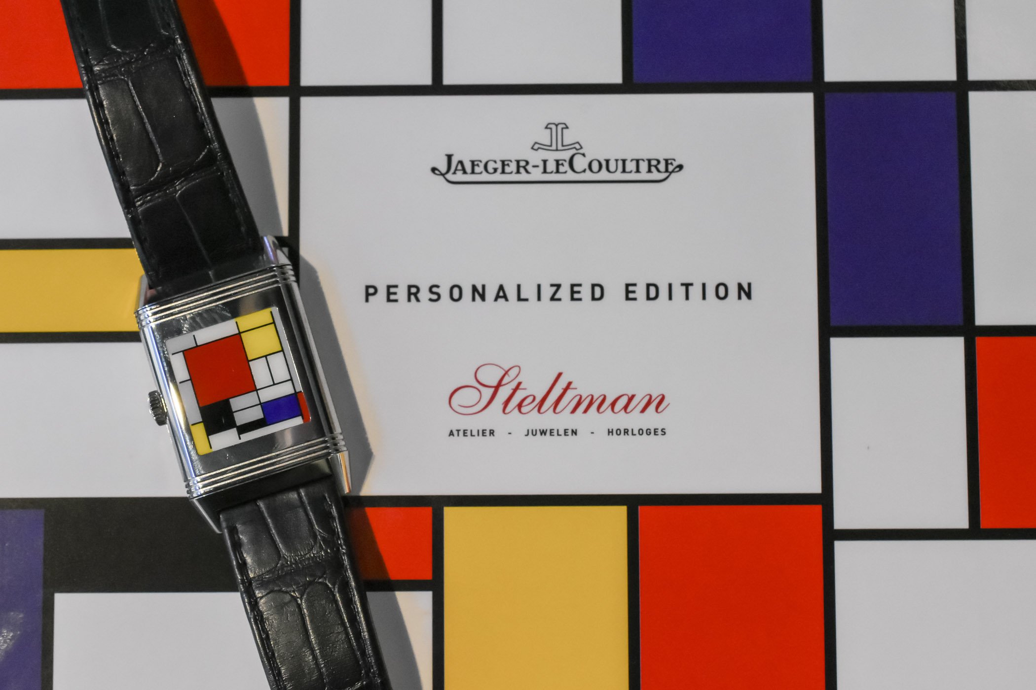 Jaeger-LeCoultre Reverso tribute to Piet Mondriaan De Stijl 100 years Steltman