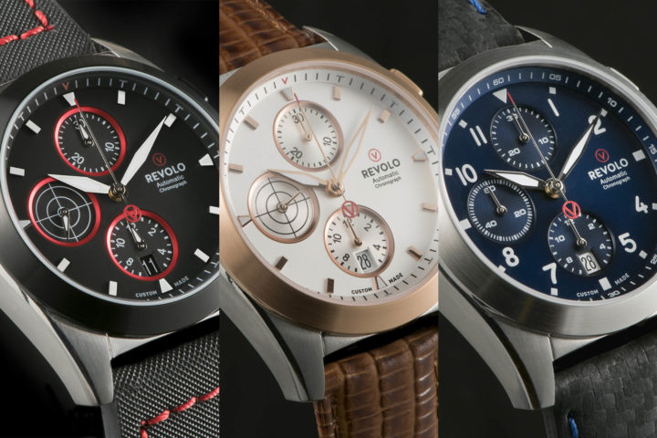 Launching on Kickstarter - The Revolo Chronograph, Fully Customizable ...