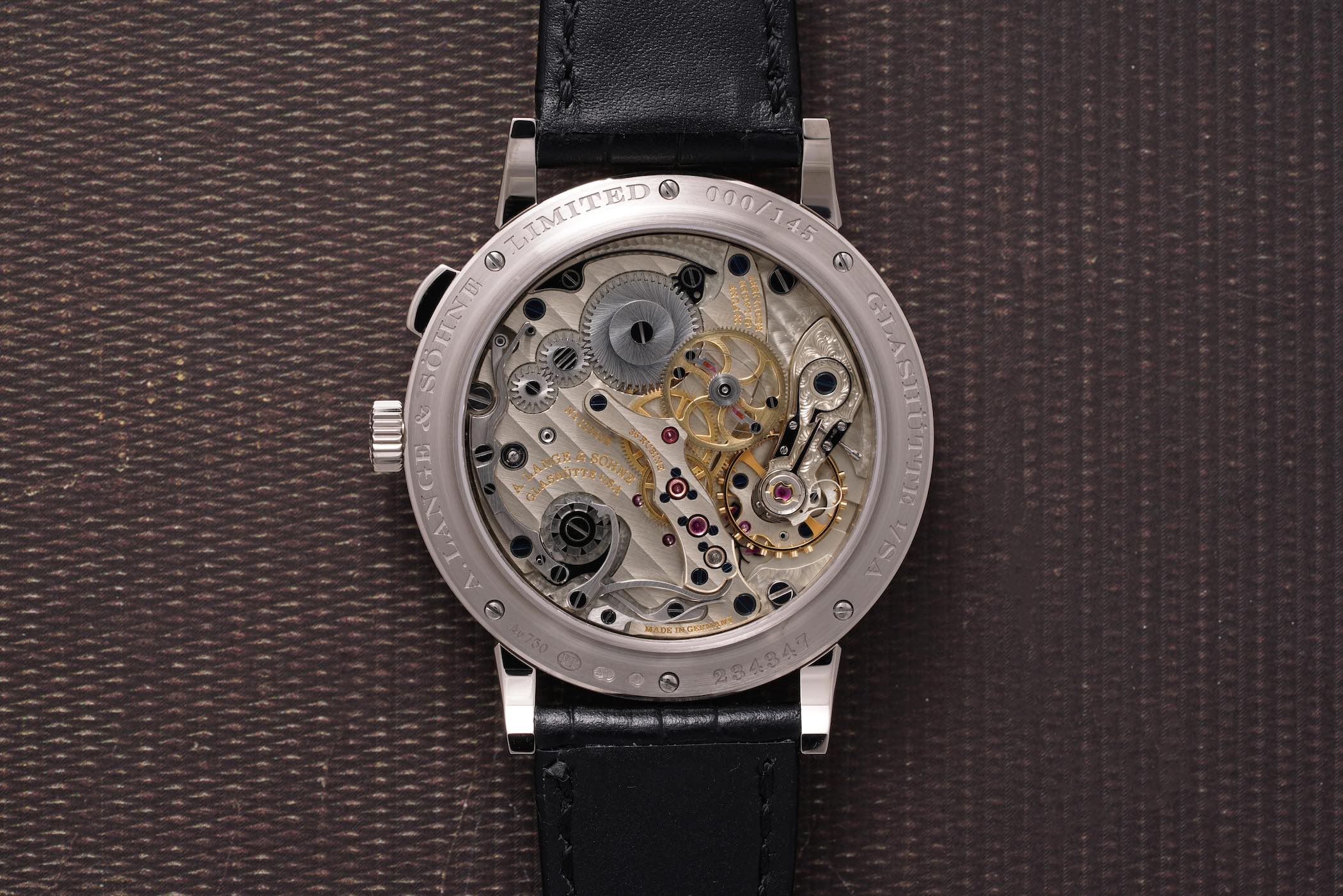 A. Lange Sohne 1815 Homage to Walter Lange Unique Piece Steel Auction Phillips Watches