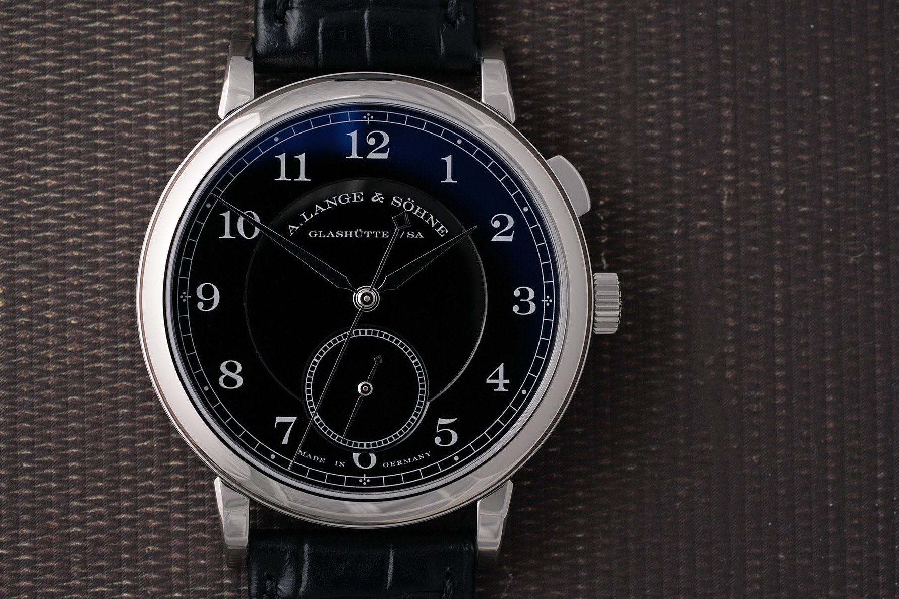 A. Lange Sohne 1815 Homage to Walter Lange Unique Piece Steel Auction Phillips Watches