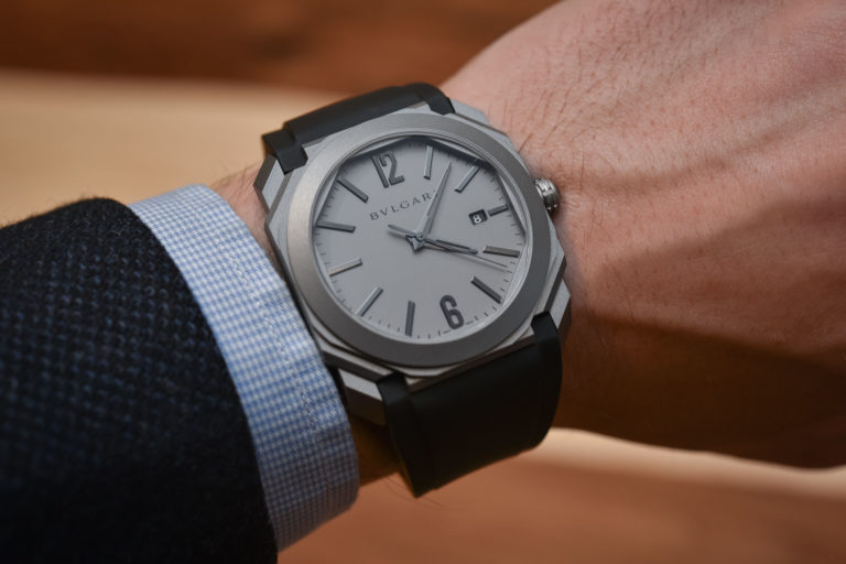 The New Bulgari Octo L'originale Solotempo In Full Titanium 