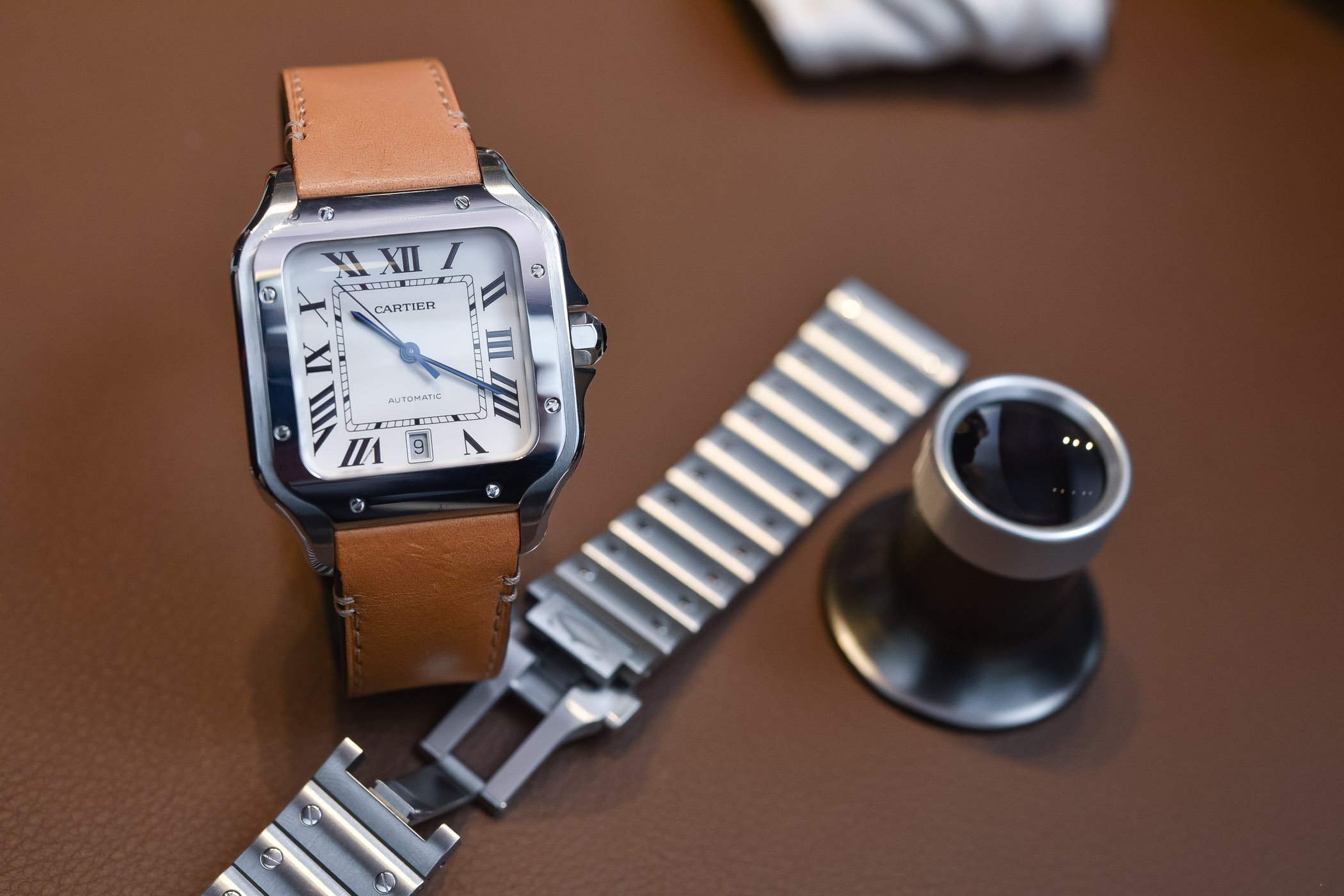 Hands On with The 2018 Cartier Santos Large Size Specs Price