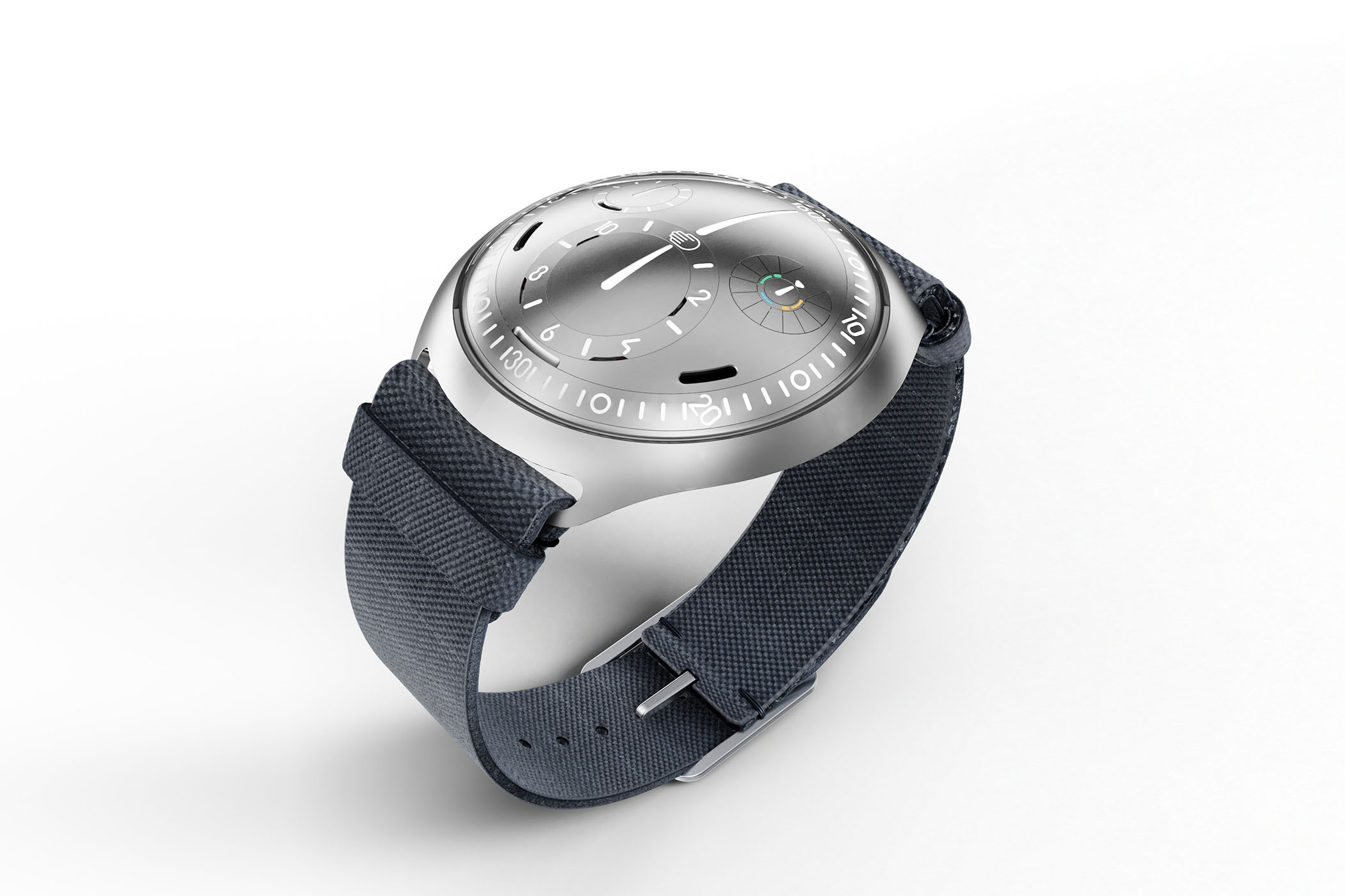 Ressence Type 2 E-Crown - first self-setting mechanical watch
