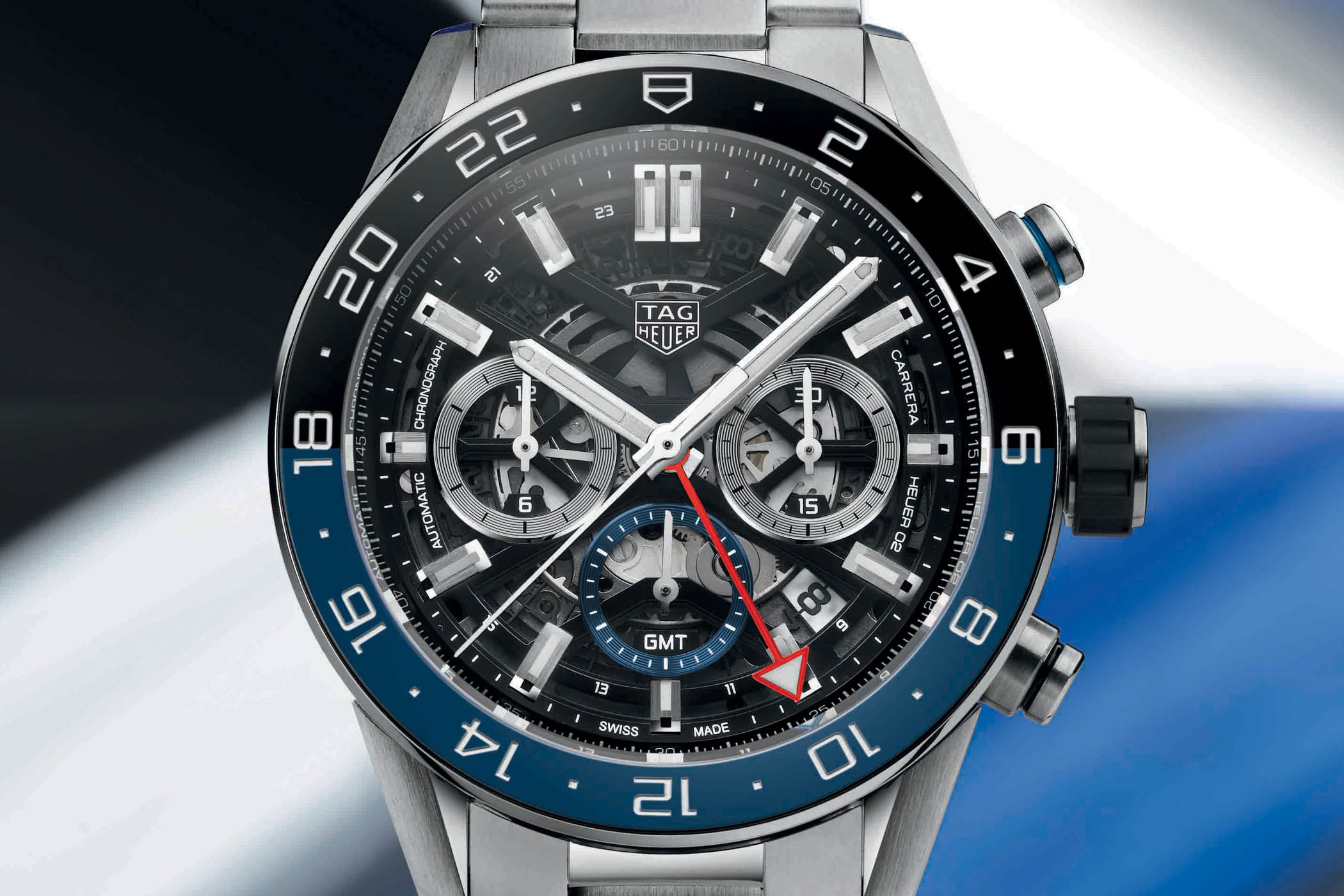 TAG Heuer Carrera Heuer02 GMT chronograph CBG2A1Z - Baselworld 2018