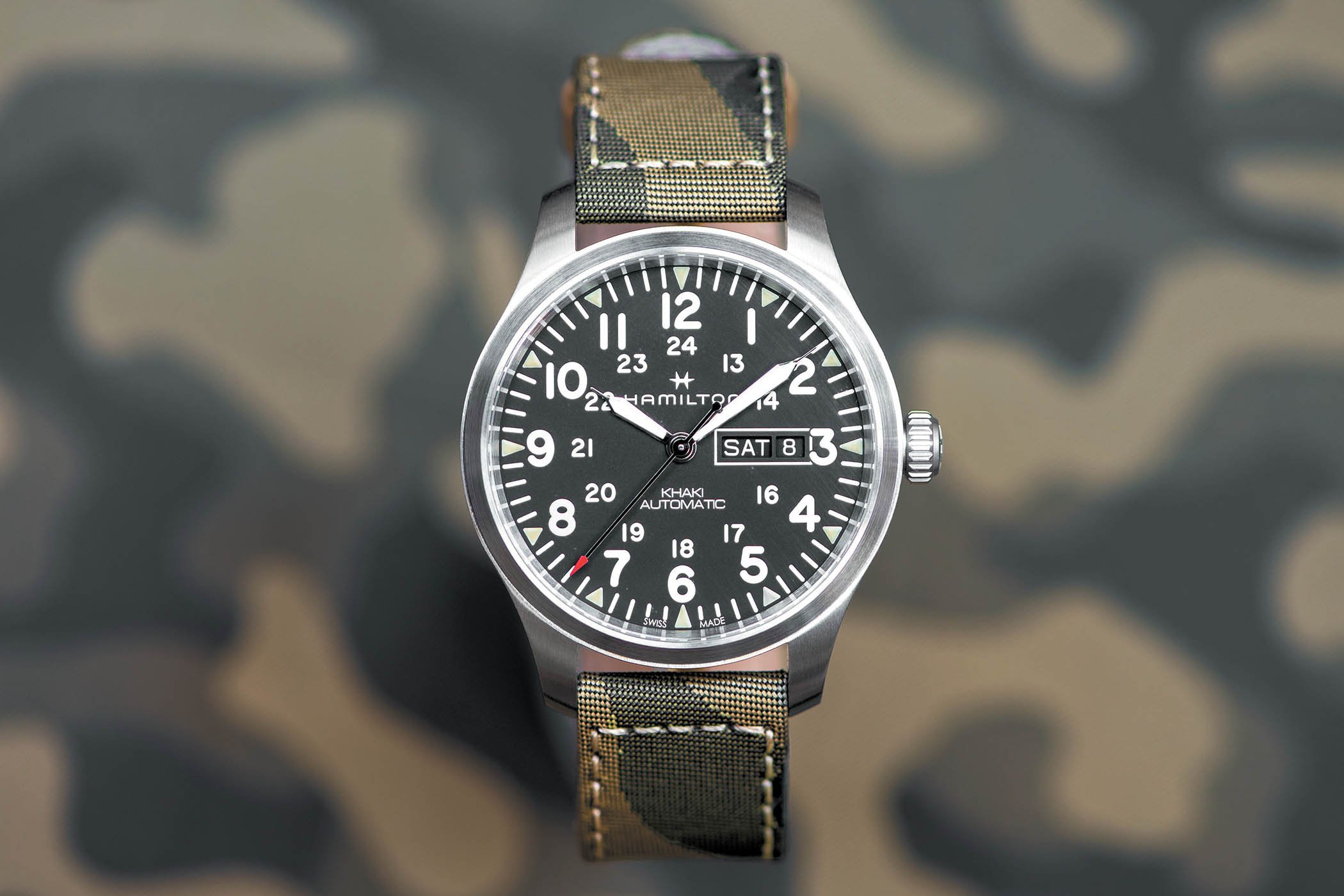Introducing - Hamilton Khaki Field Day-Date 42mm “Camouflage