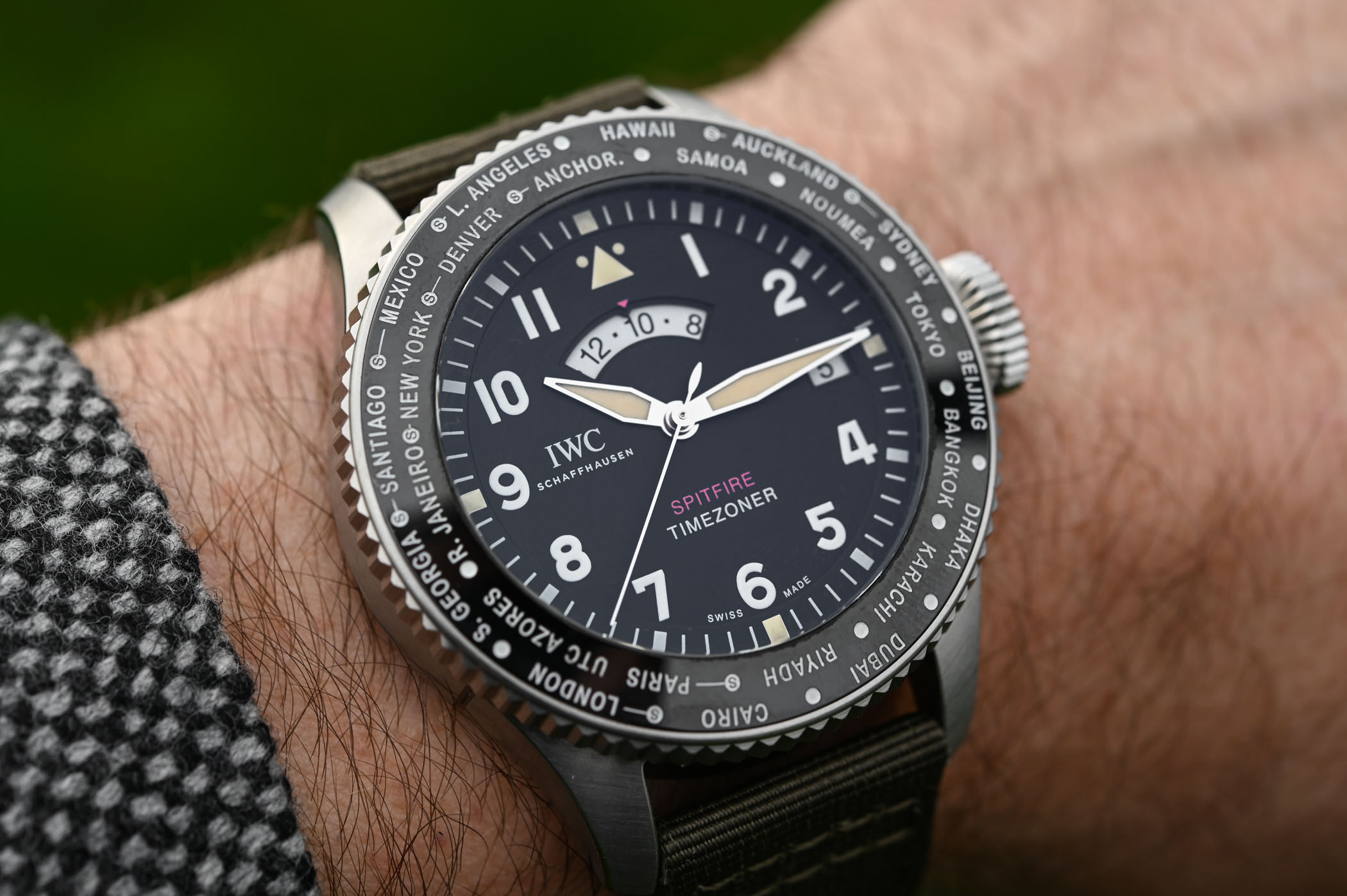 IWC Pilots Watch Timezoner Spitfire Edition The Longest Flight IW395501 - SIHH 2019