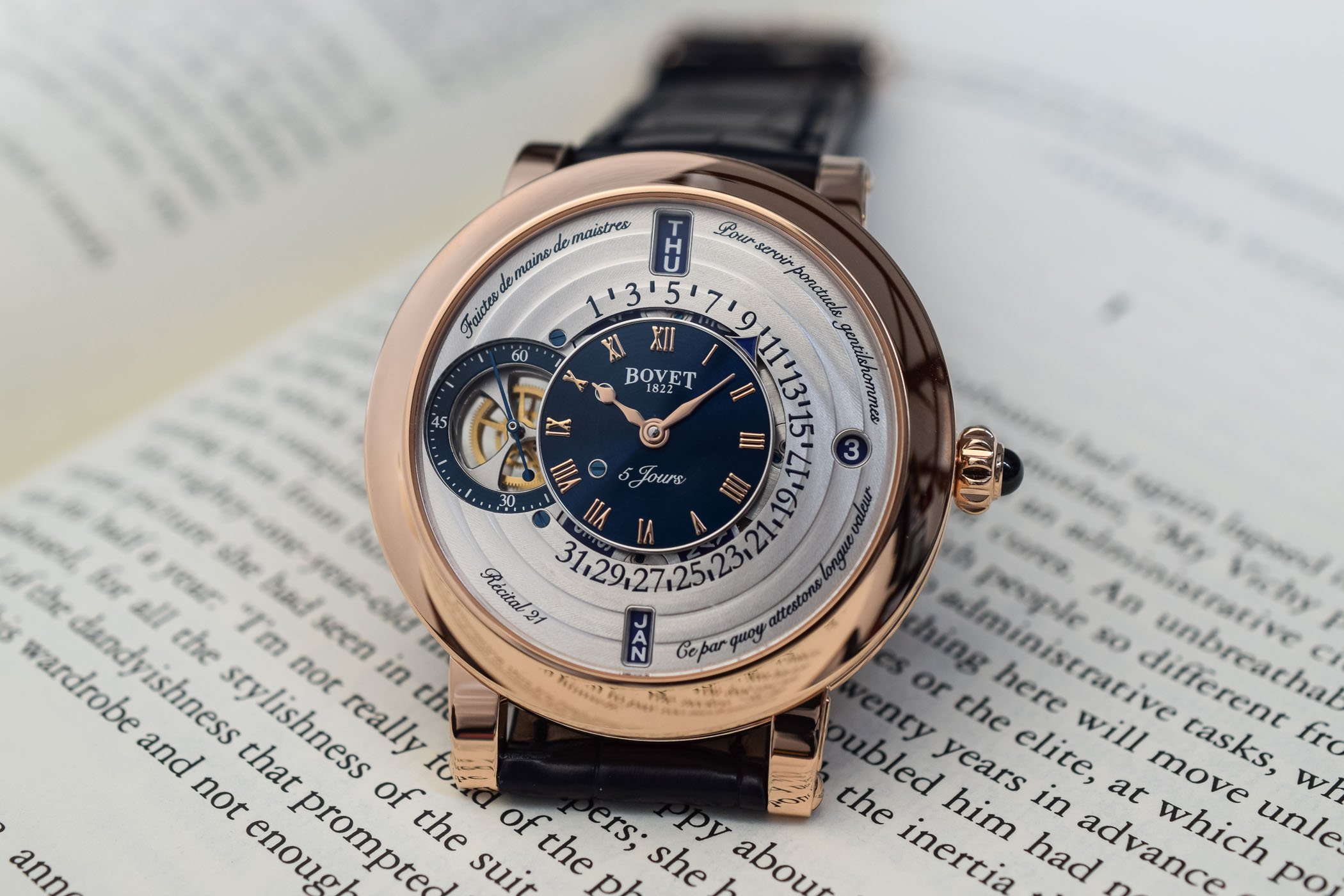 Hands-On - Bovet Recital 21 Retrograde Perpetual Calendar (Specs & Price)