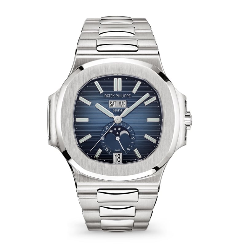 Patek Philippe Nautilus Annual Calendar 5726/1A now in Gradient Blue ...