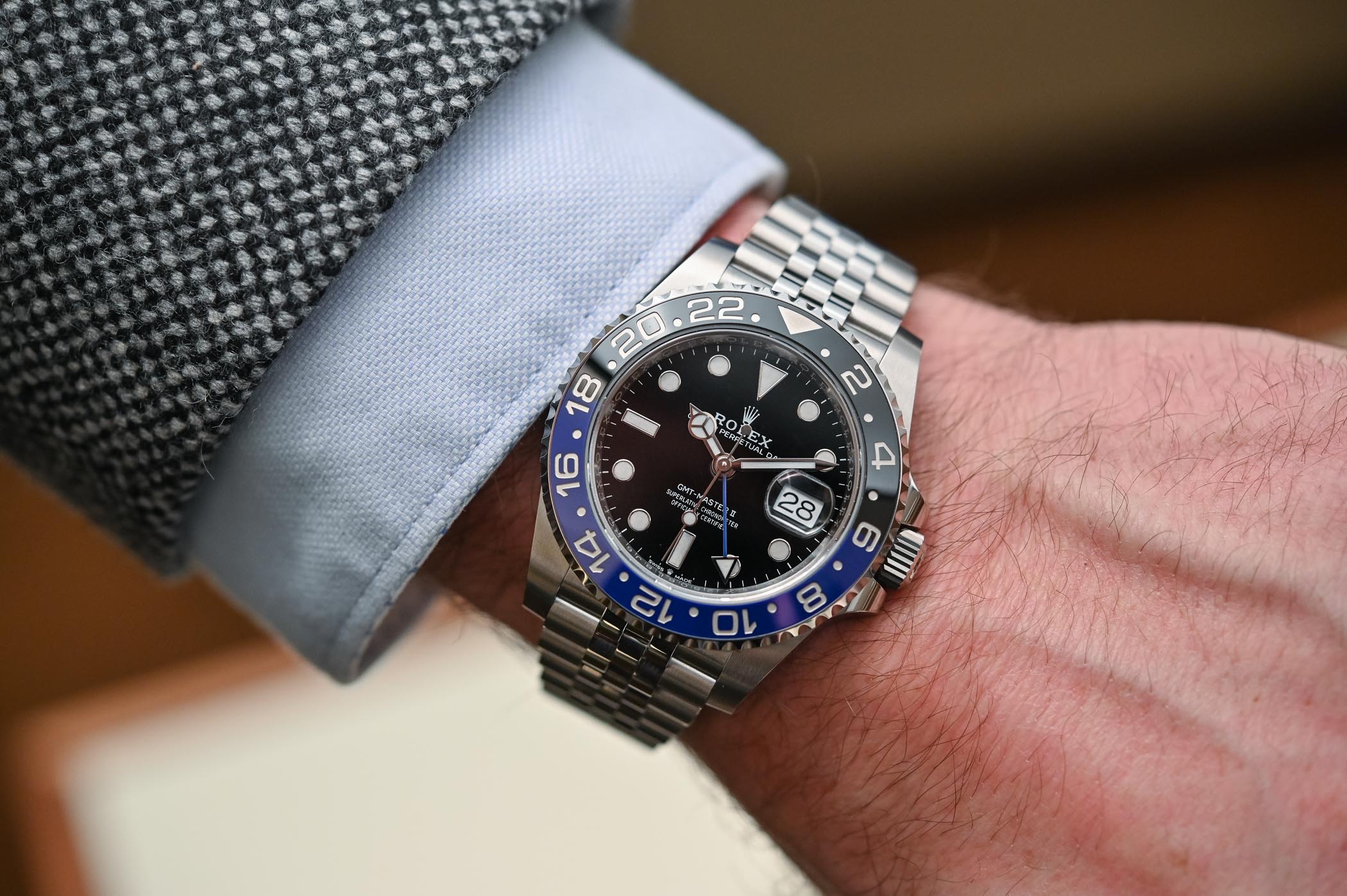 Woods følsomhed Jeg vasker mit tøj Rolex GMT-Master II Batman 126710BLNR | REVIEW (specs & price)