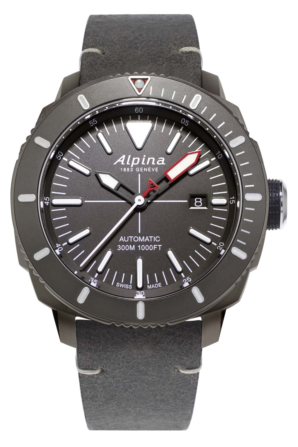 Alpina Watches Seastrong Diver 300 Automatic PVD Titanium AL-525LGGW4TV6