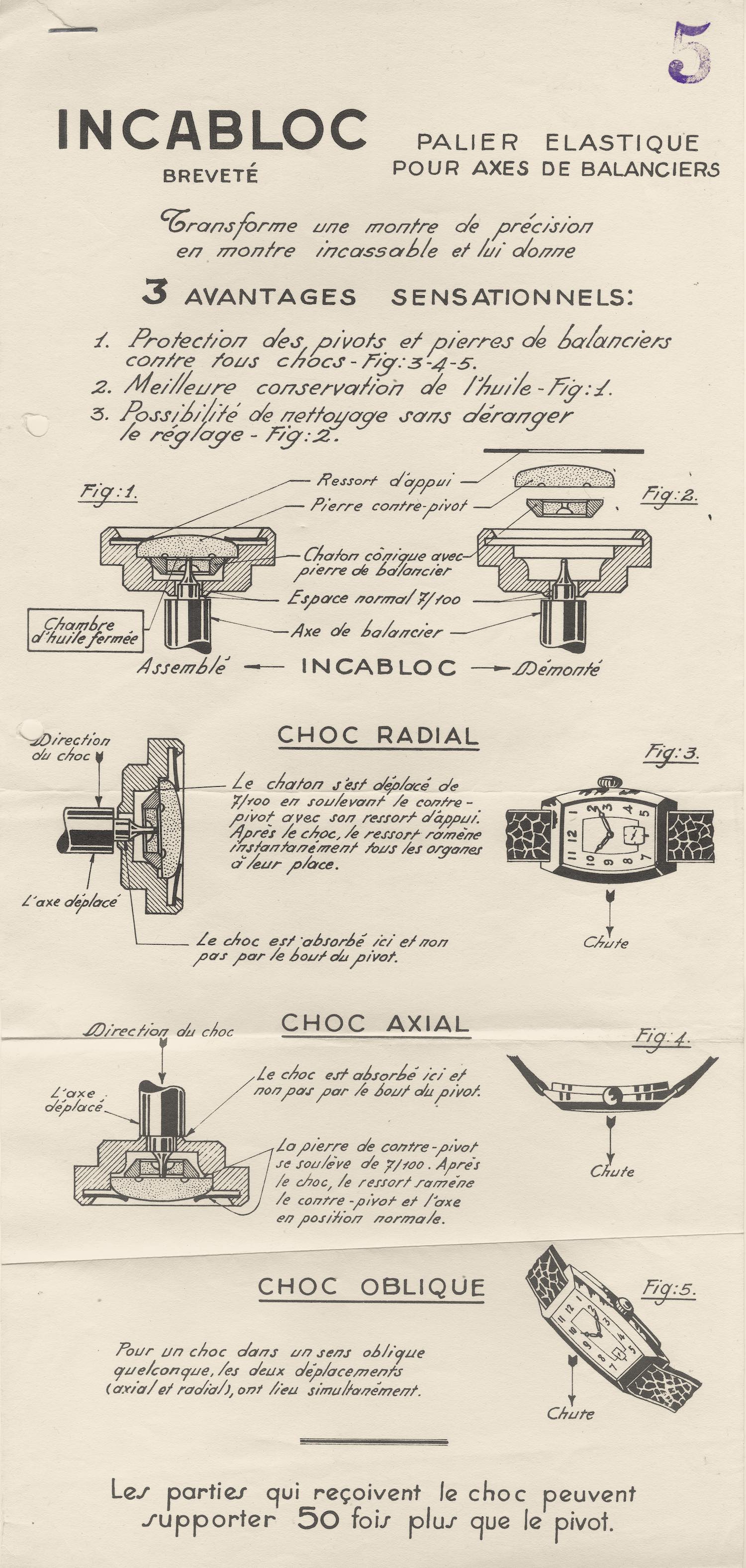 A Technical Perspective - Incabloc, historical supplier of shock absorber for the watch industry - 11