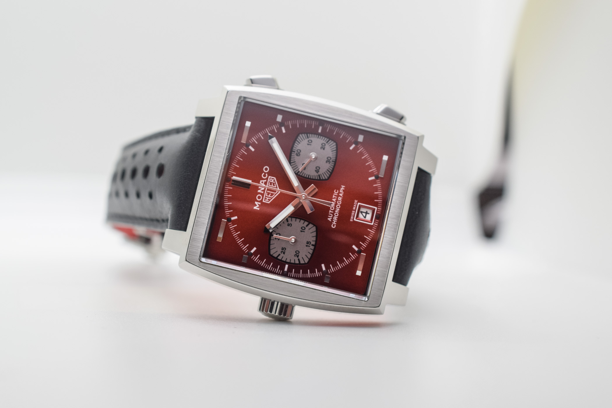 TAG Heuer Monaco 1979-1989 Limited Edition 50th anniversary Red Dial CAW211W.FC6467