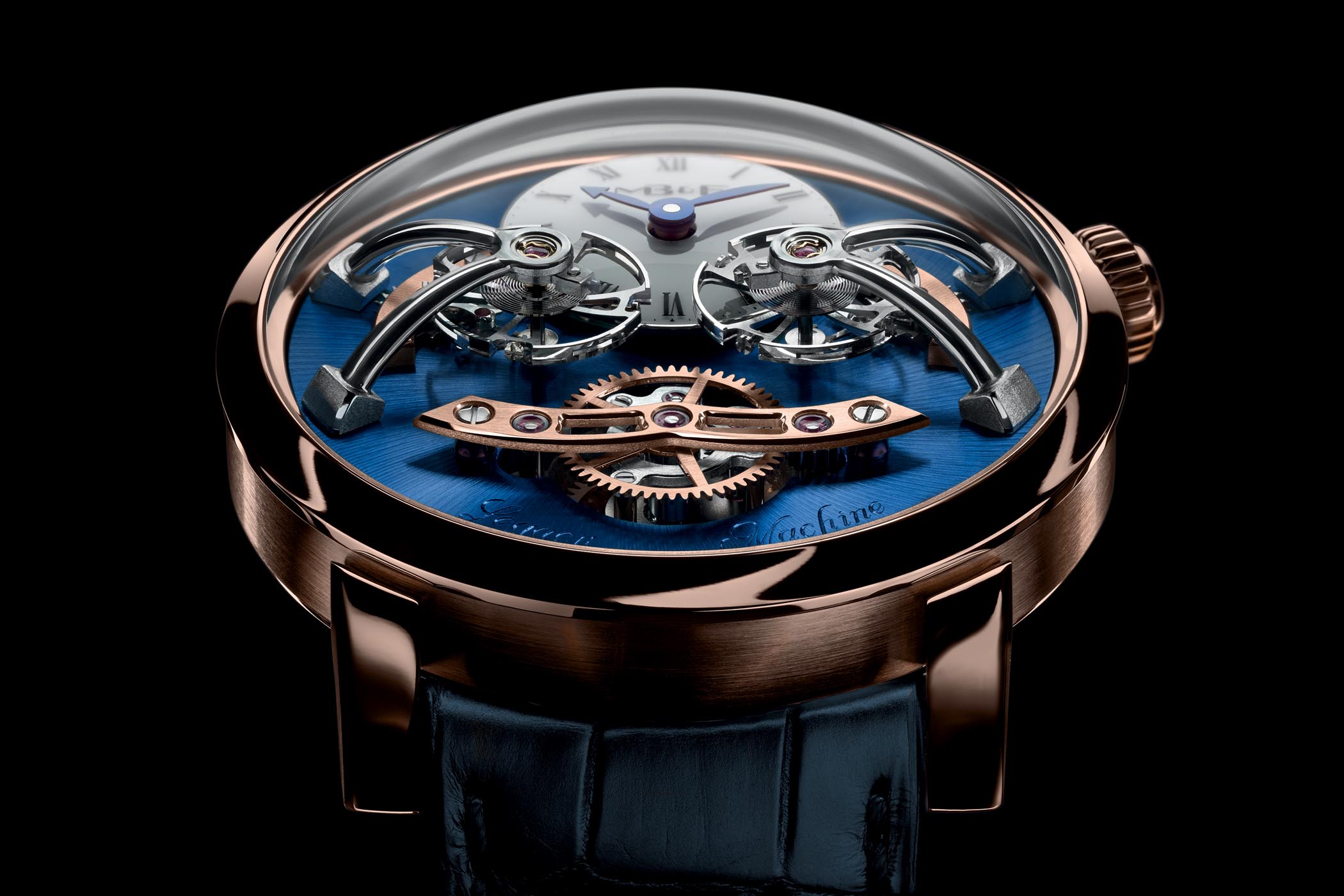 MB&F LM2 Red Gold Blue