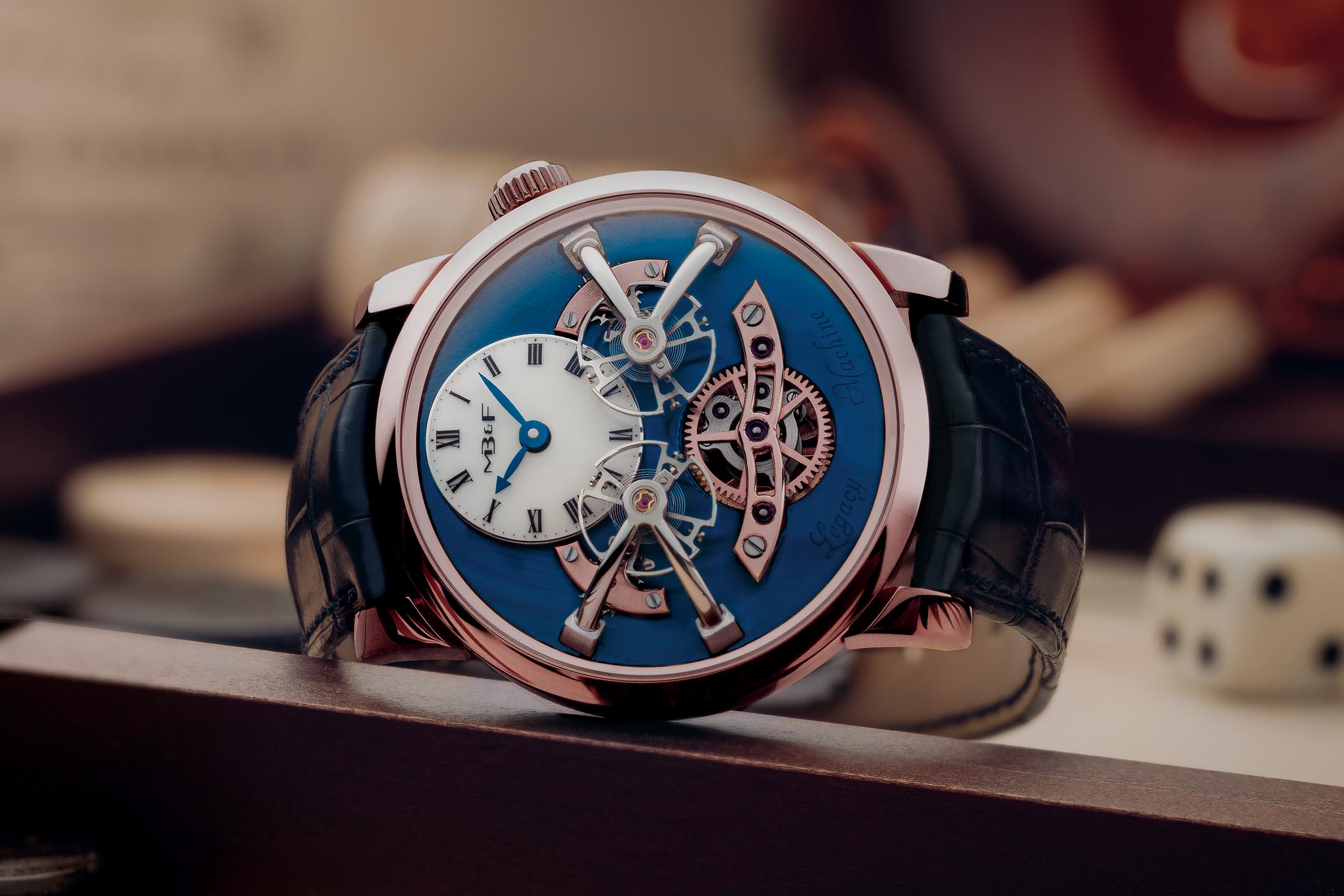 MB&F LM2 Red Gold Blue