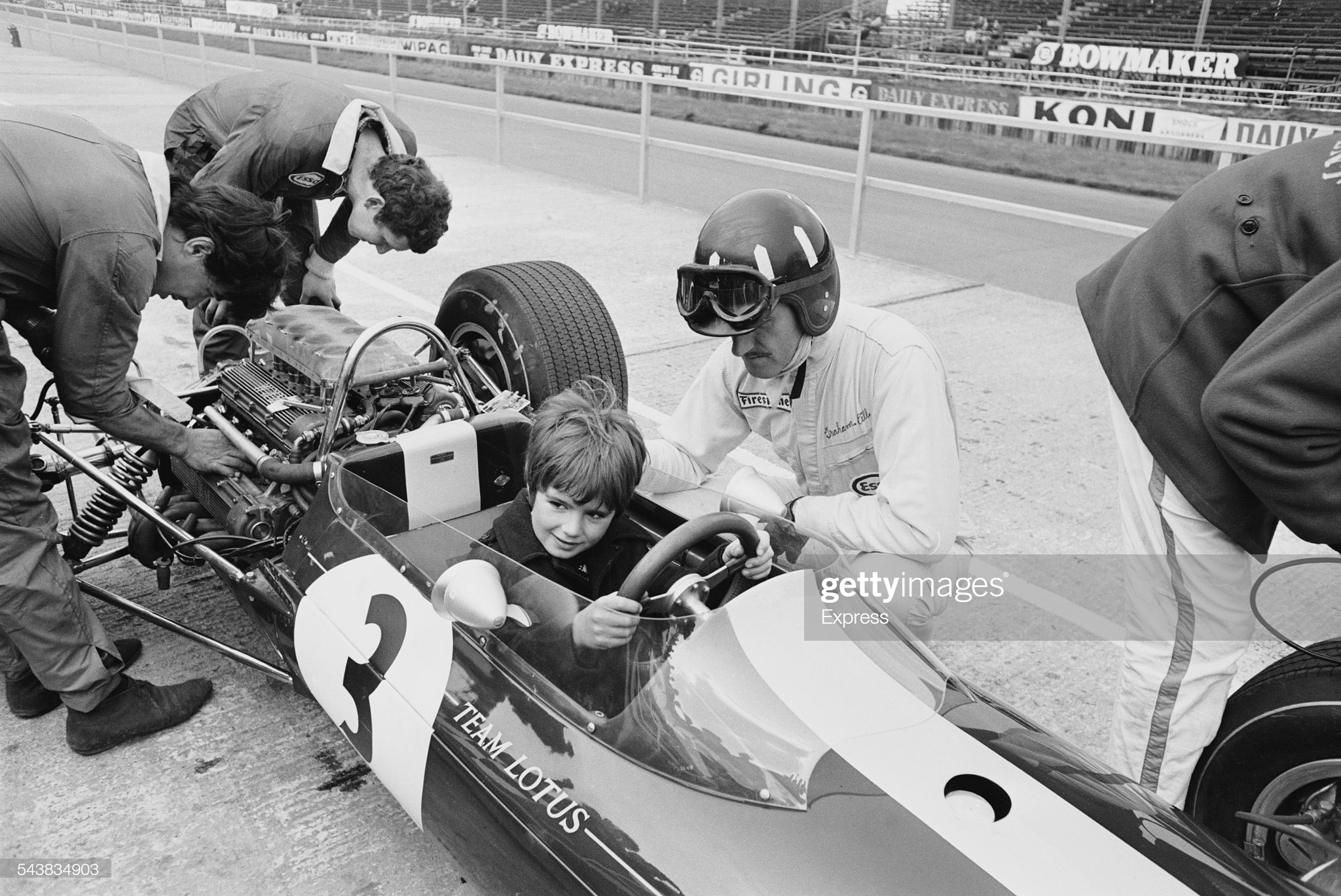 Graham Hill and Damon Hill 1967