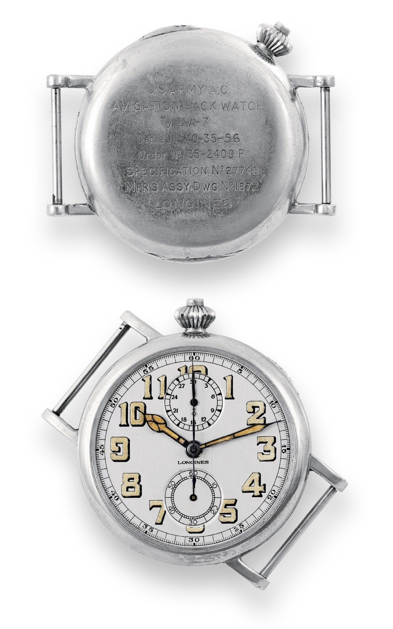 vintage longines avigation A7 pilots chronograph