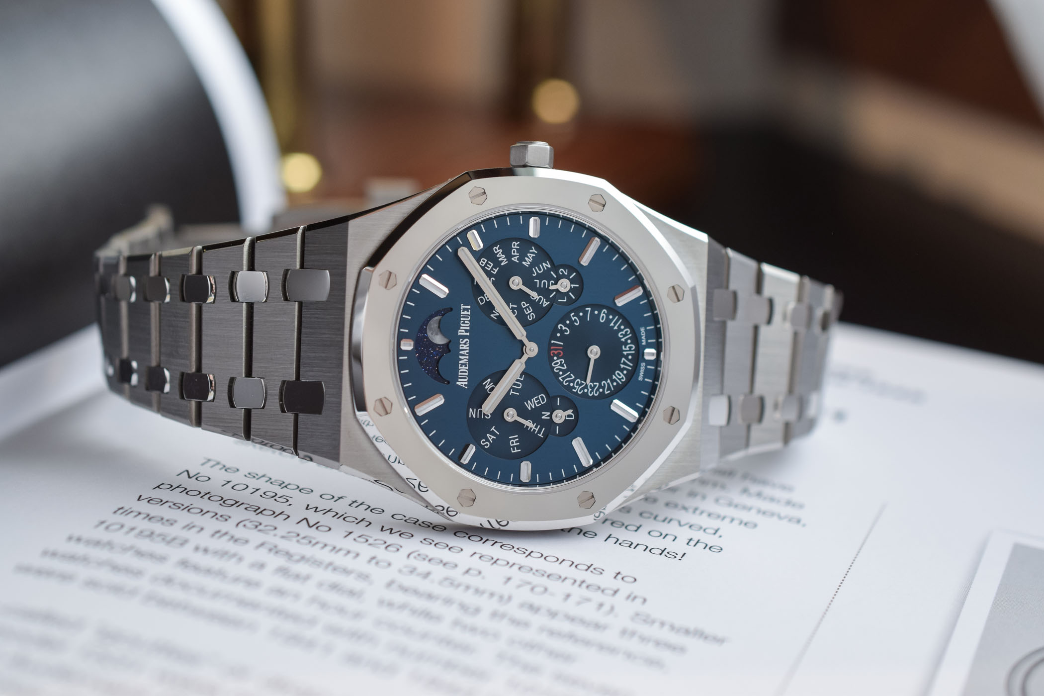 Audemars Piguet Royal Oak Selfwinding Perpetual Calendar Ultra-Thin 26586IP.OO.1240IP.01 - Review, Specs & Price Audemars Piguet Royal Oak Selfwinding Perpetual Calendar Ultra-Thin 26586IP.OO.1240IP.01 - Review, Specs & Price