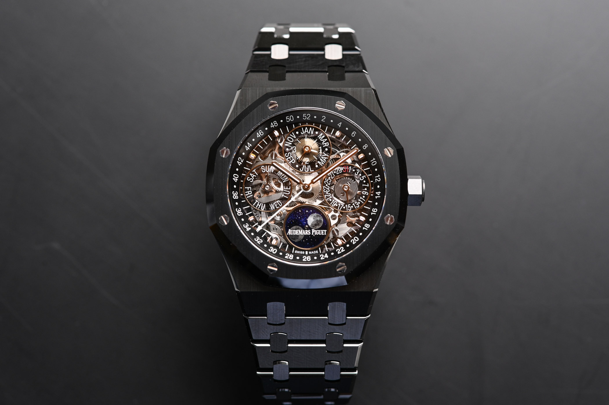 Audemars Piguet Royal Oak Perpetual Calendar Openworked Ceramic - Review, Price