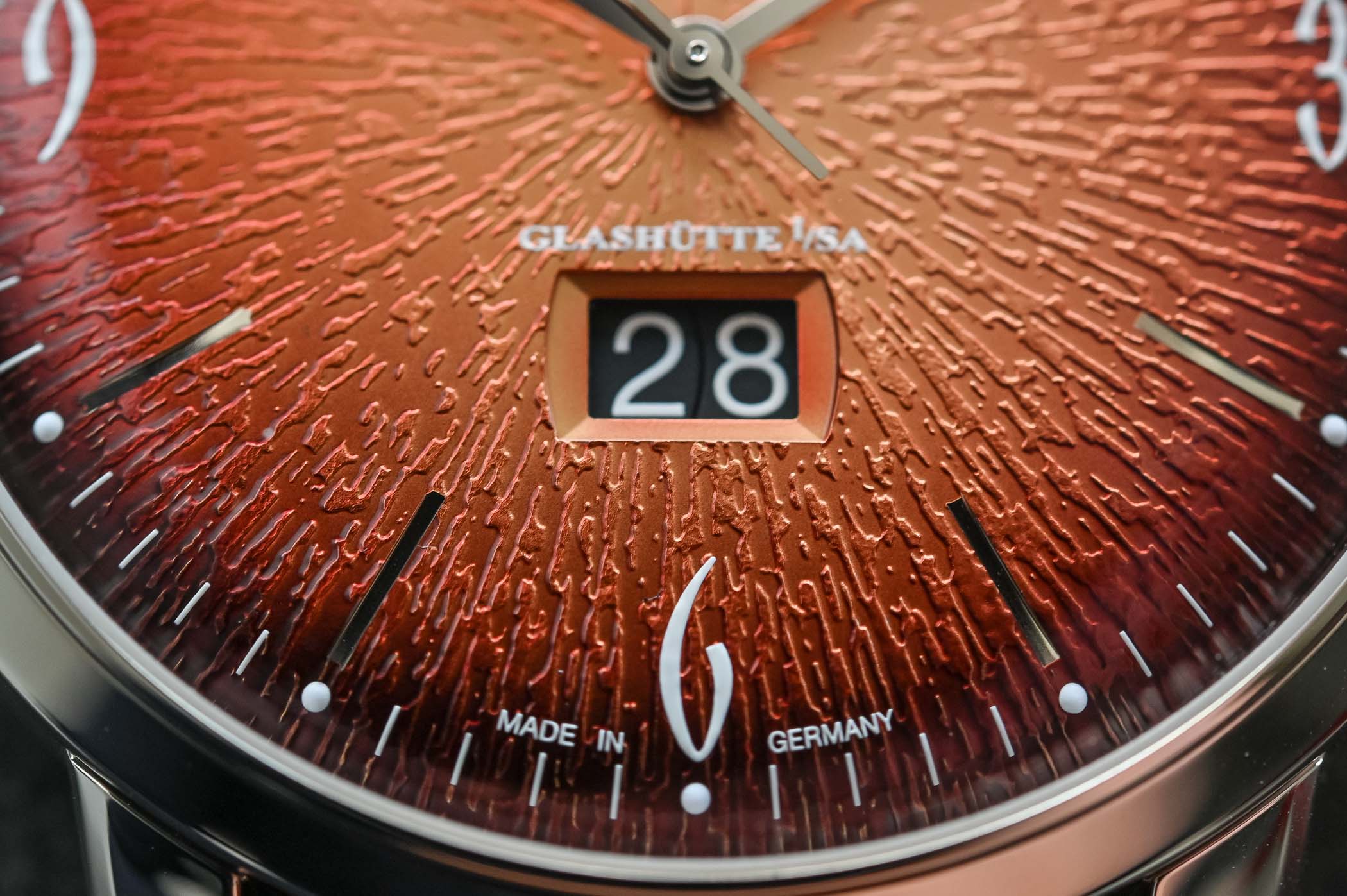 Glashutte Original Sixties Panorama Date Annual Edition Fiery Orange