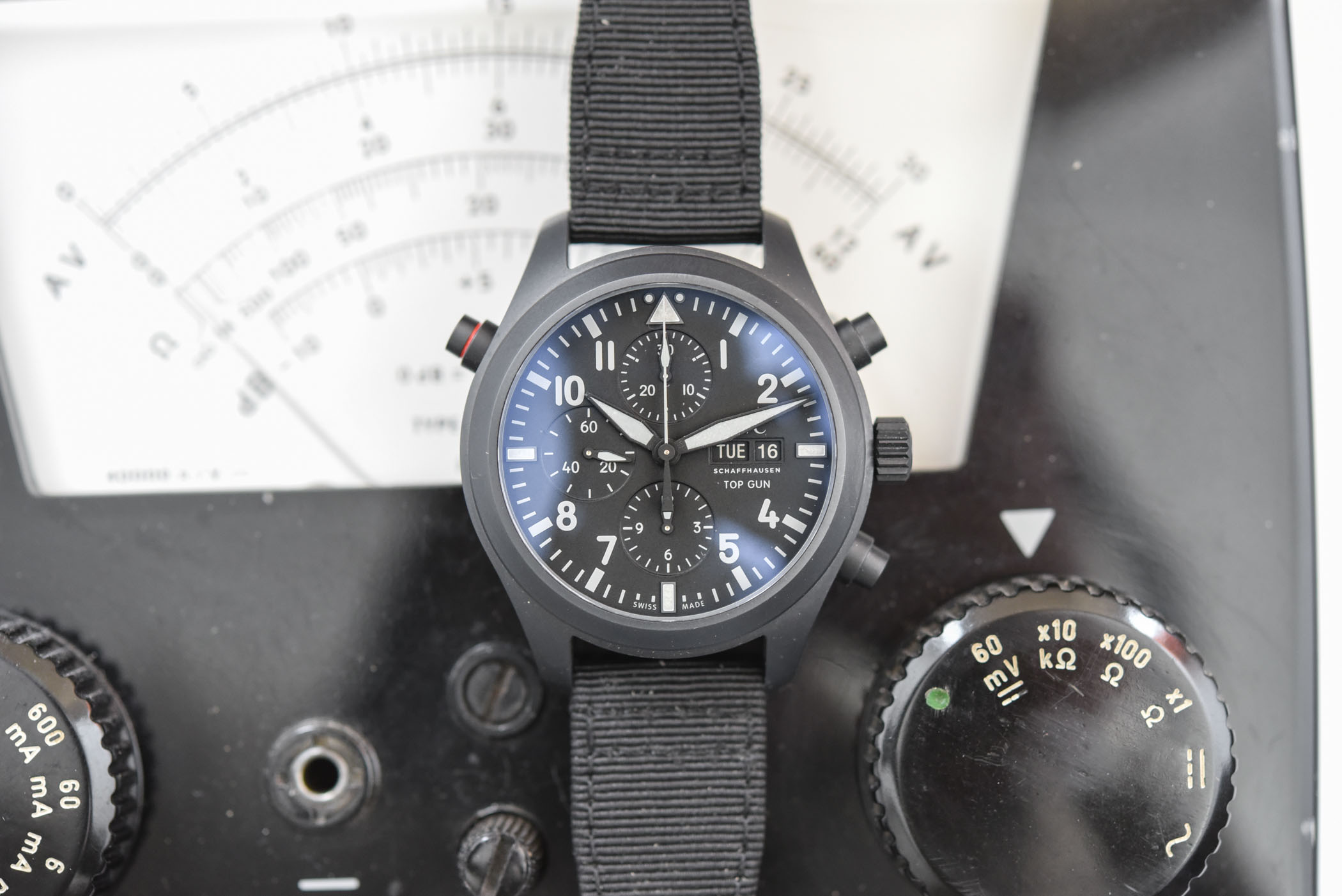 IWC Pilot's Watch Double Chronograph TOP GUN Ceratanium IW371815