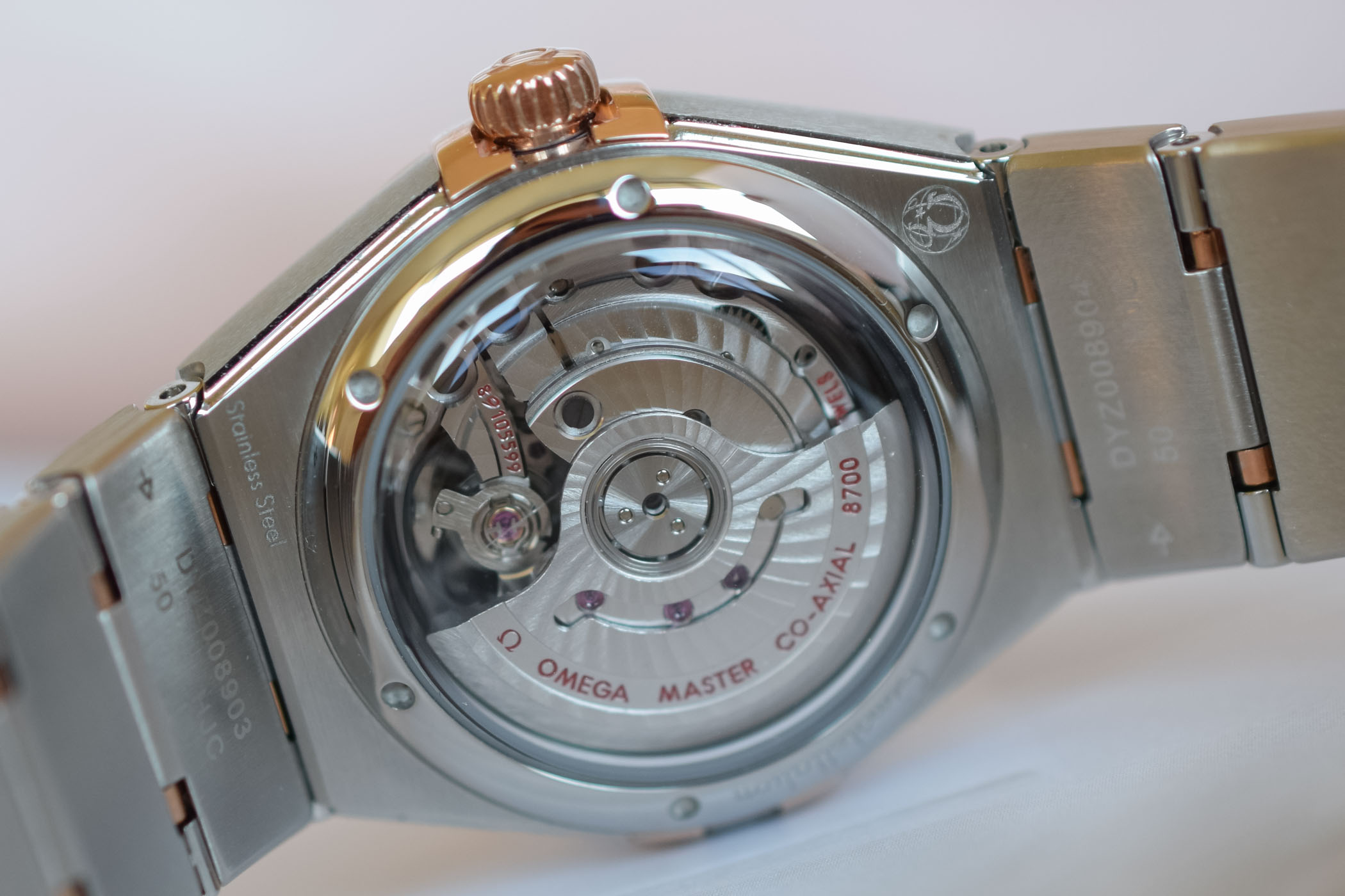 Omega Constellation Manhattan Master Chronometer 29mm Steel-and-Sedna-Gold