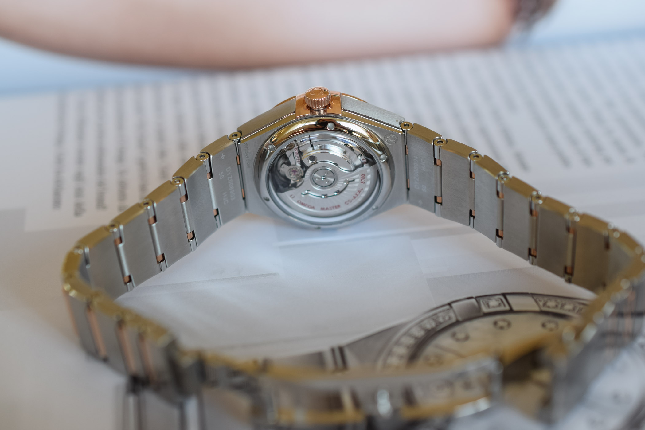 Omega Constellation Manhattan Master Chronometer 29mm Steel-and-Sedna-Gold