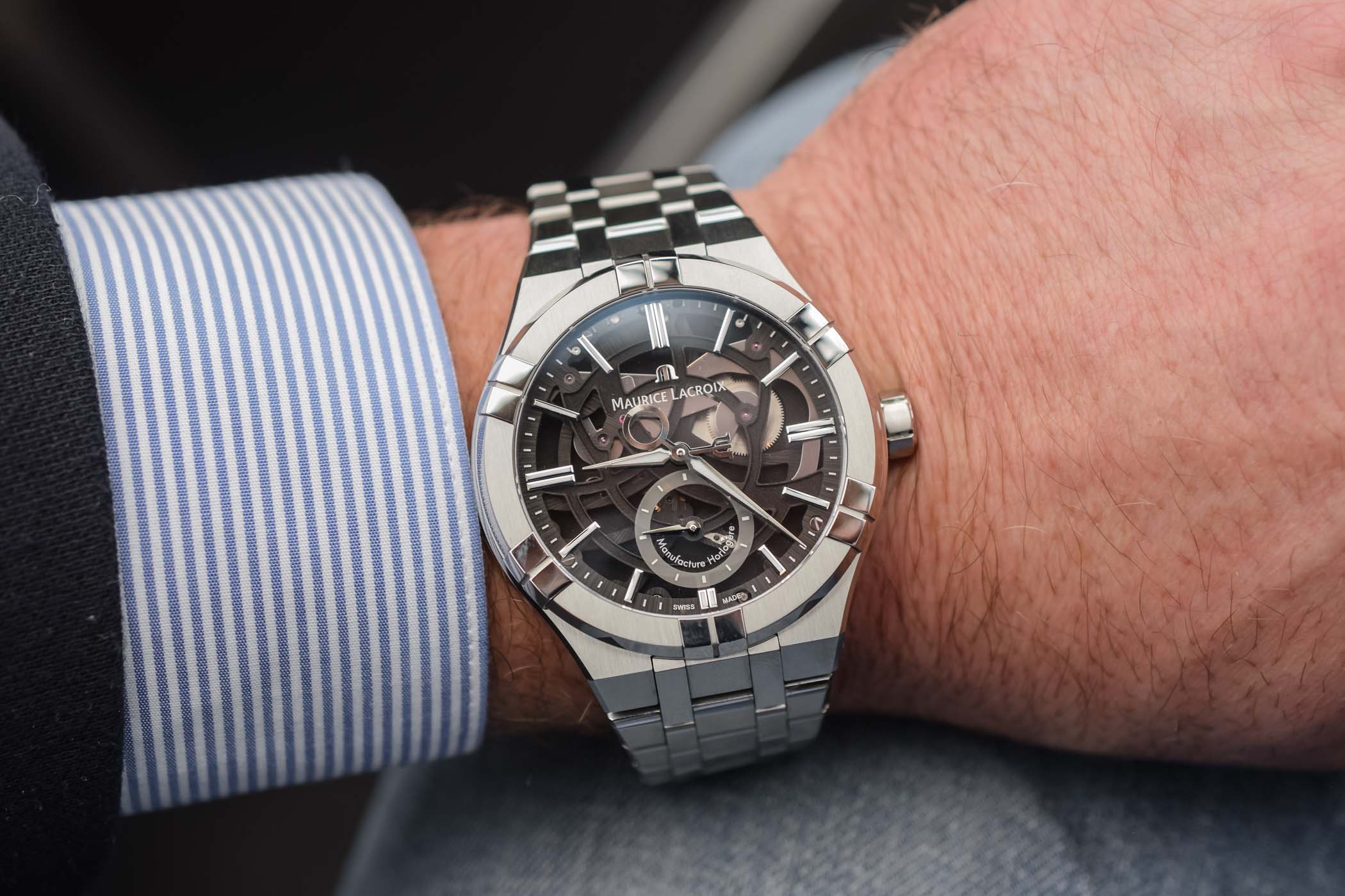 VIDEO - Discovering the Maurice Lacroix Aikon Mercury with Patented Free-Hand Display