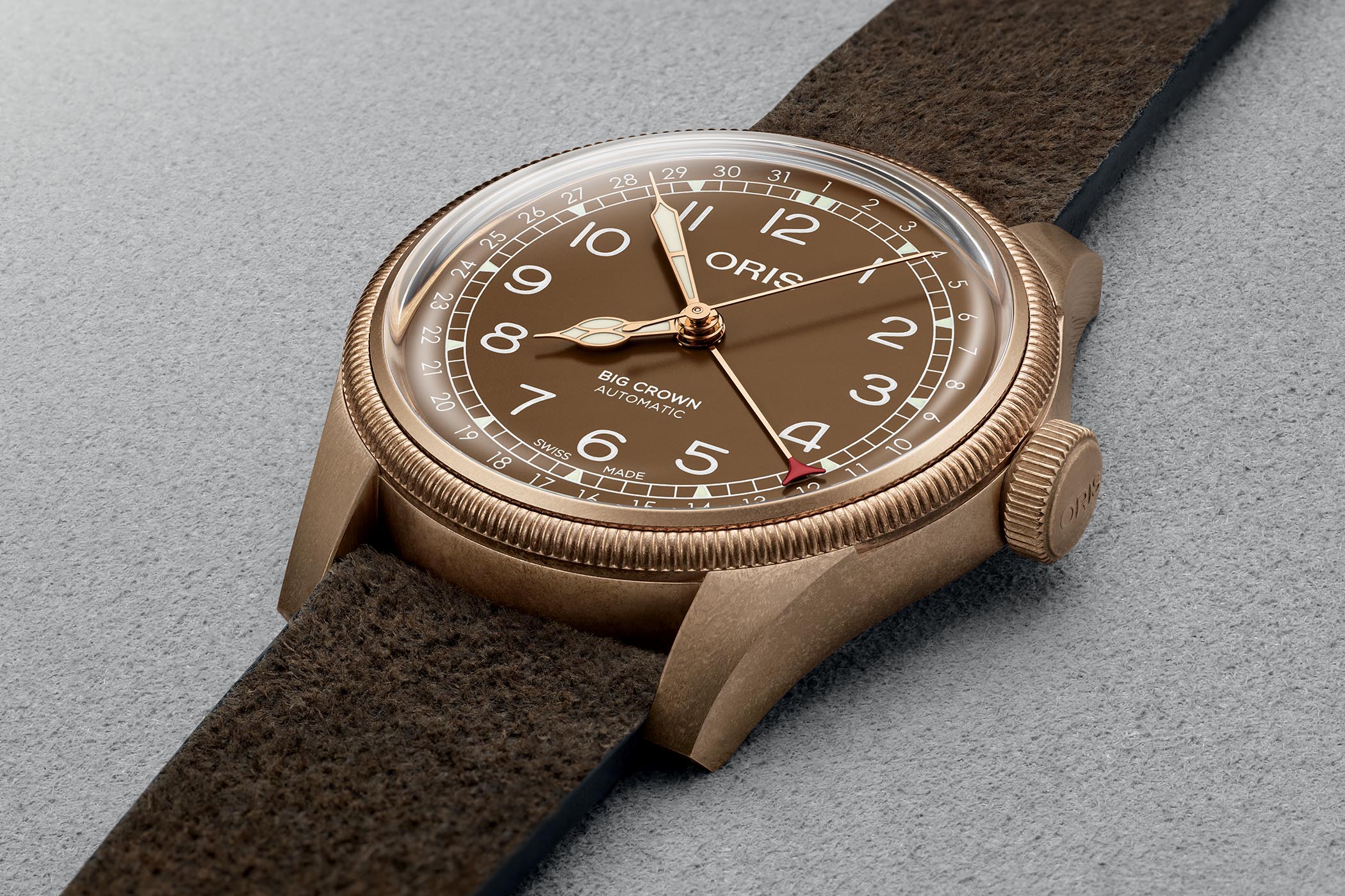 Oris Big Crown Bronze Pointer Date 40mm Bronze Dial Introducing