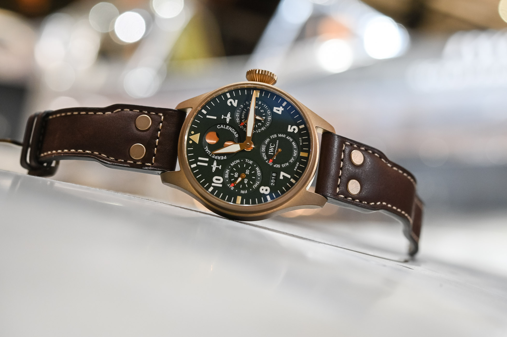 IWC Big Pilot’s Watch Perpetual Calendar Spitfire Bronze IW503601