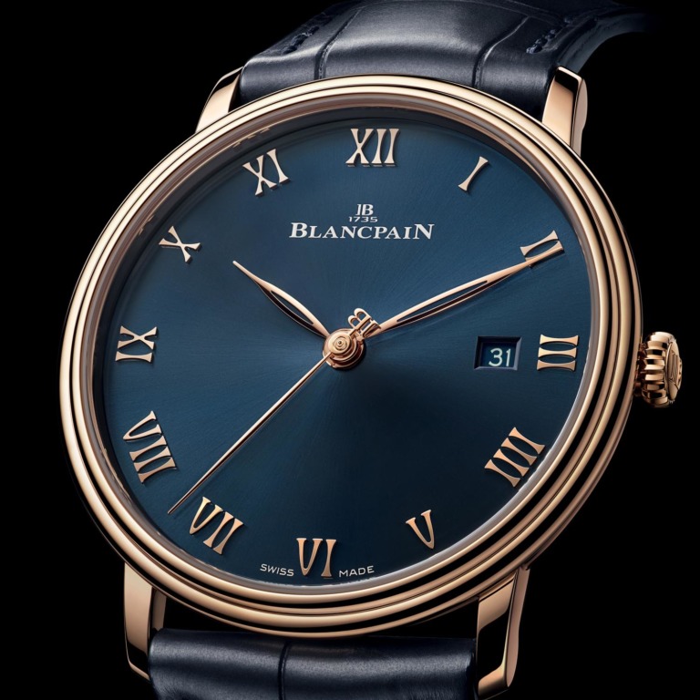 Blancpain Villeret Ultraplate 6651 Red Gold Blue Dial // News, Price