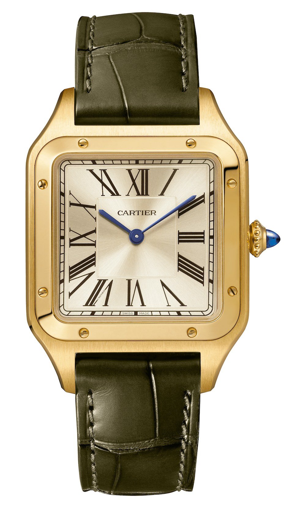 2020 Cartier Santos-Dumont hand-wound limited edition yellow gold La Baladeuse WGSA0027 - 3
