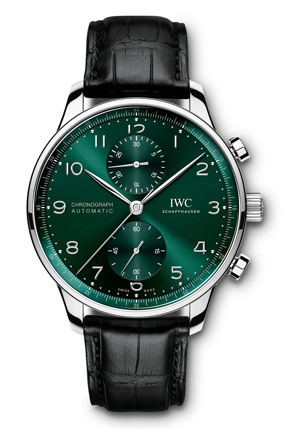 IWC Portugieser Chronograph automatic green dial iw371615 - 1
