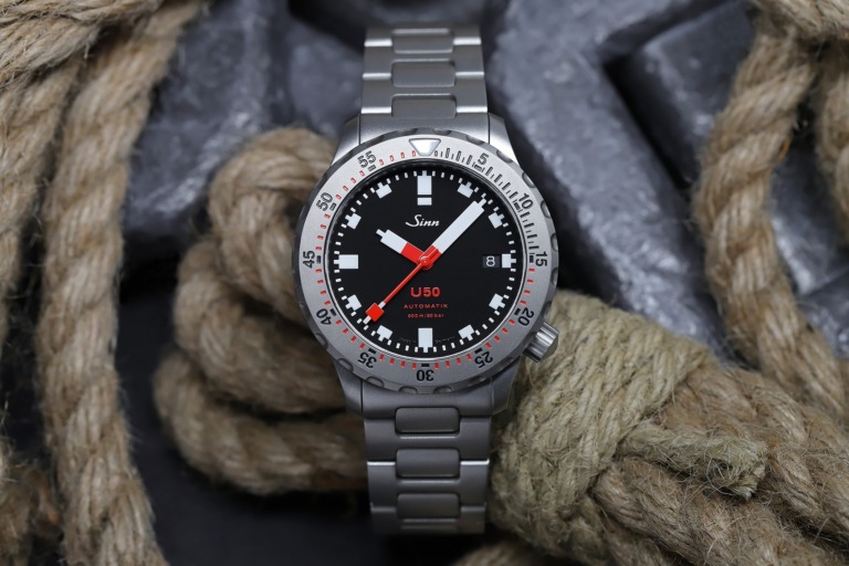 Sinn U50 German Submarine Steel Dive Watch - Smaller U1