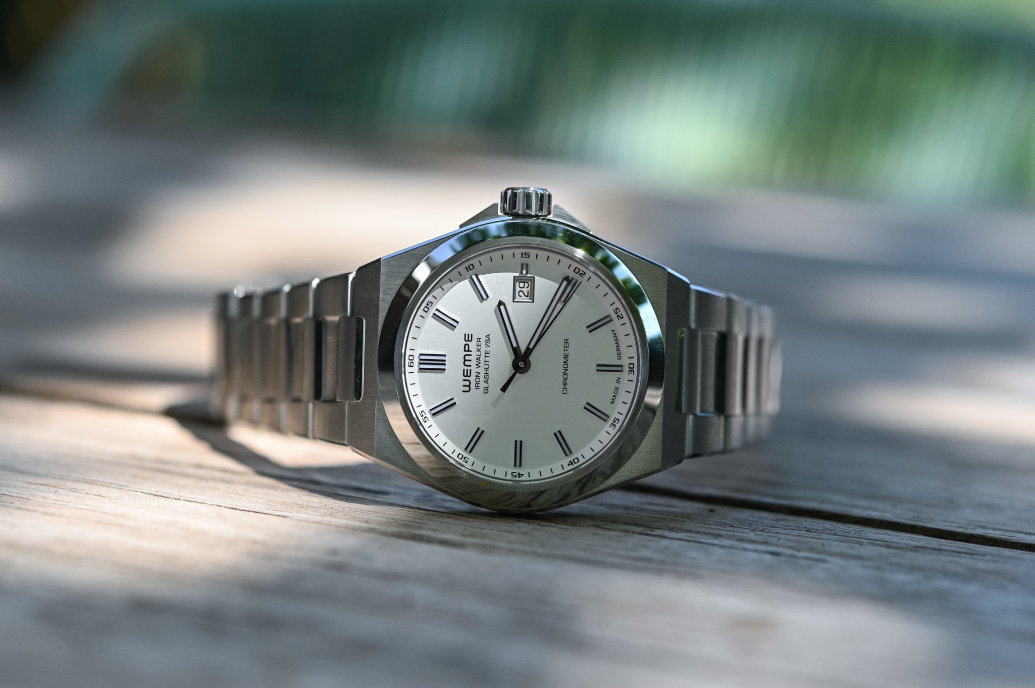 Introducing Wempe Iron Walker Steel Sports Watch Integrated Bracelet