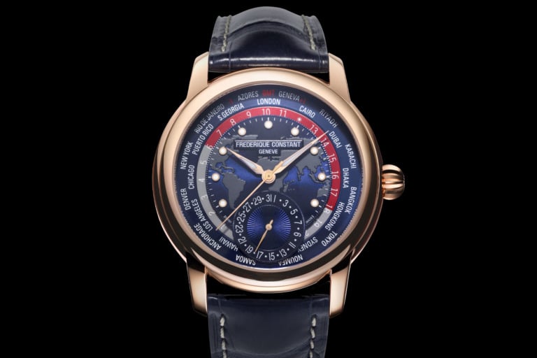 Frederique Constant Classic Worldtimer Manufacture Limited Edition Rose Gold