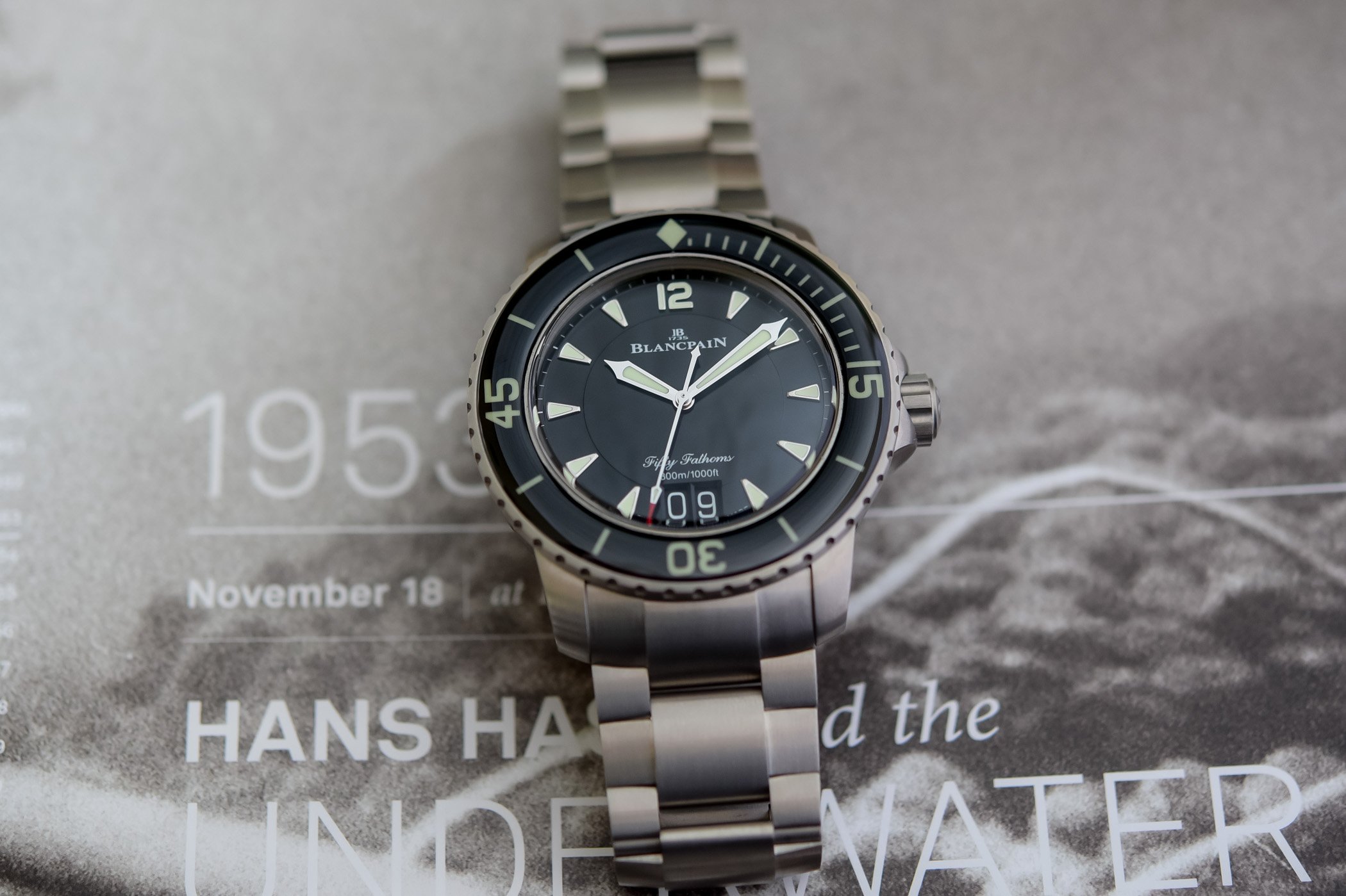 Blancpain 50 shop fathoms titanium