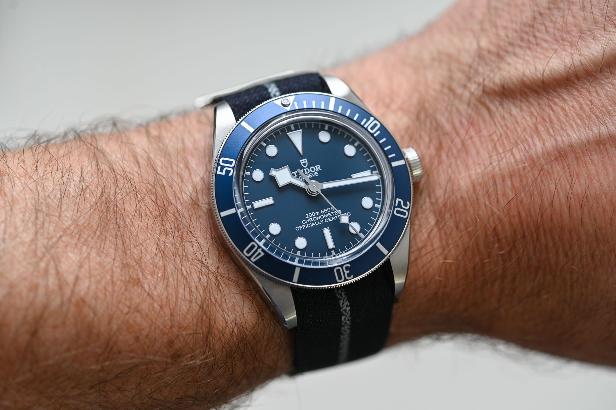 Blue best sale luxury watch