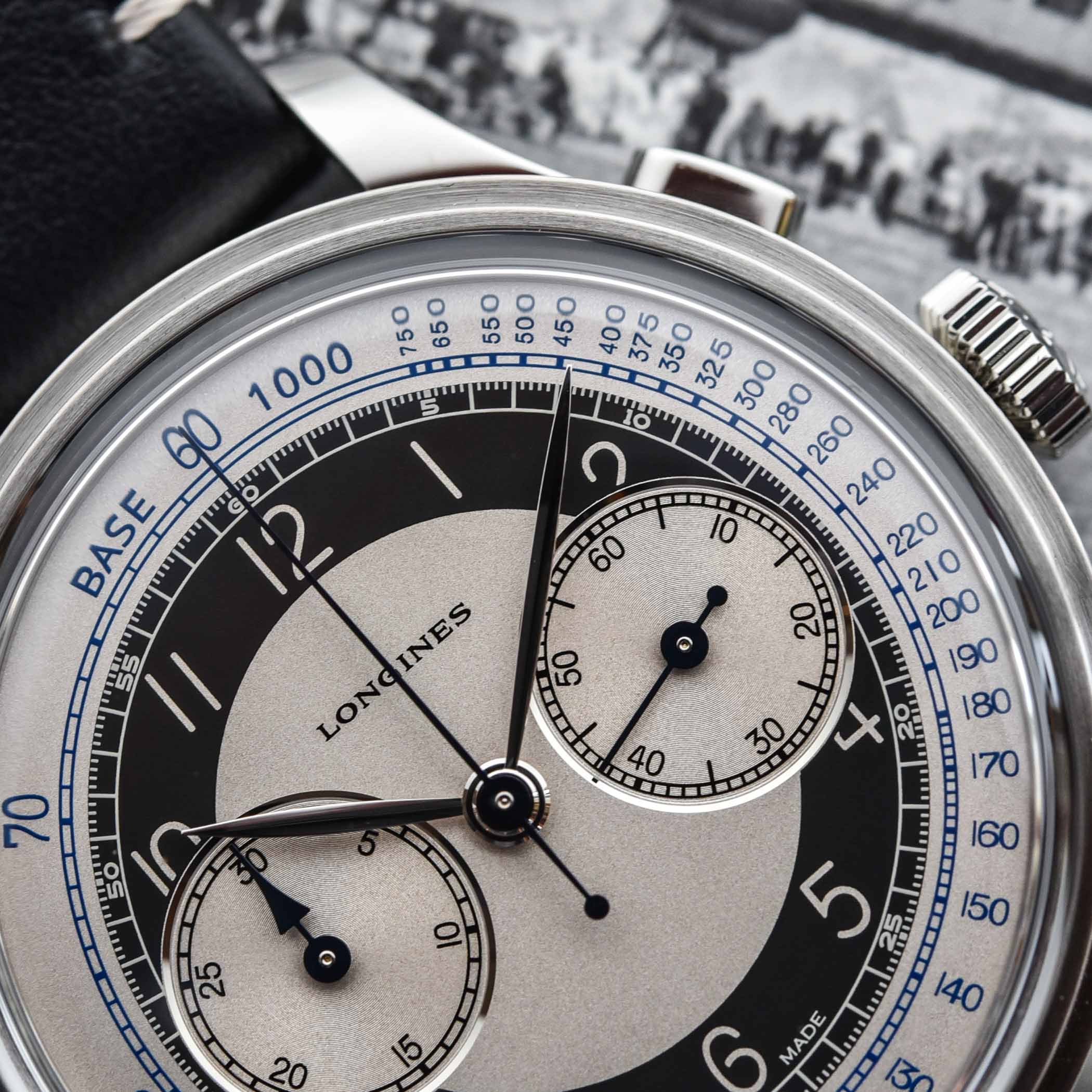 Longines Heritage Classic Tuxedo Chronograph