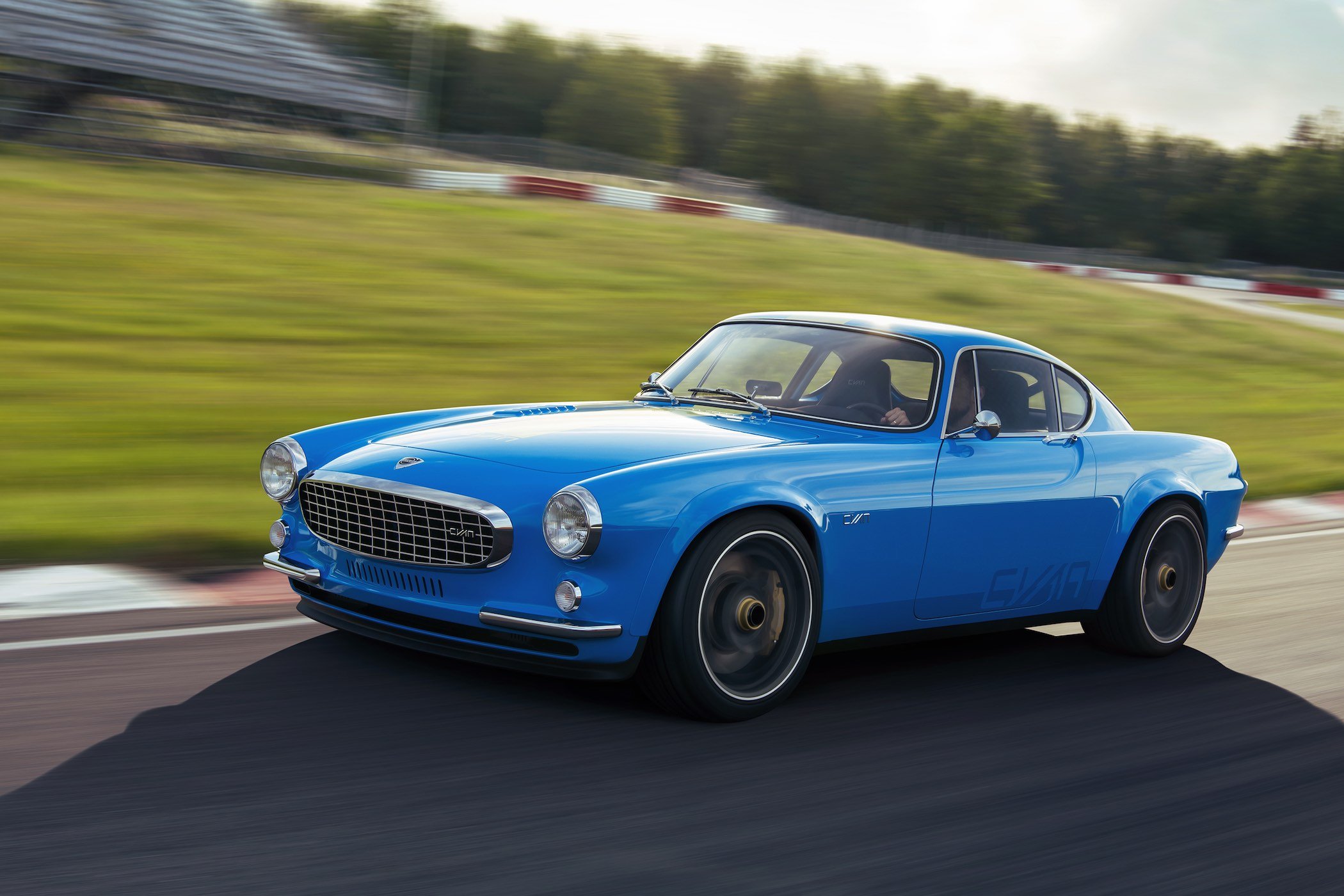 The Petrolhead Corner - Restomod Volvo P1800 Cyan