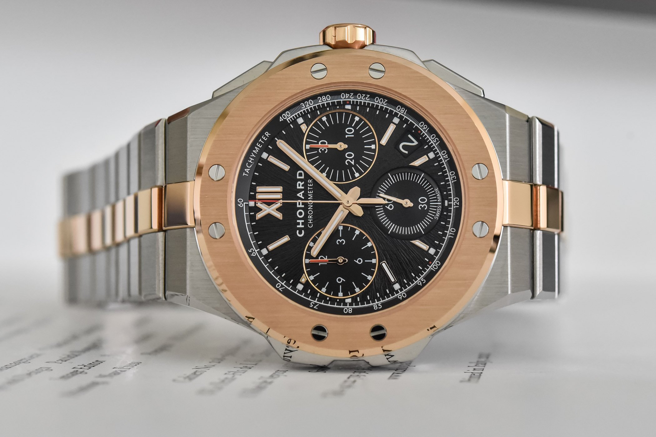 Chopard Alpine Eagle XL Chrono Lucent Steel and rose gold