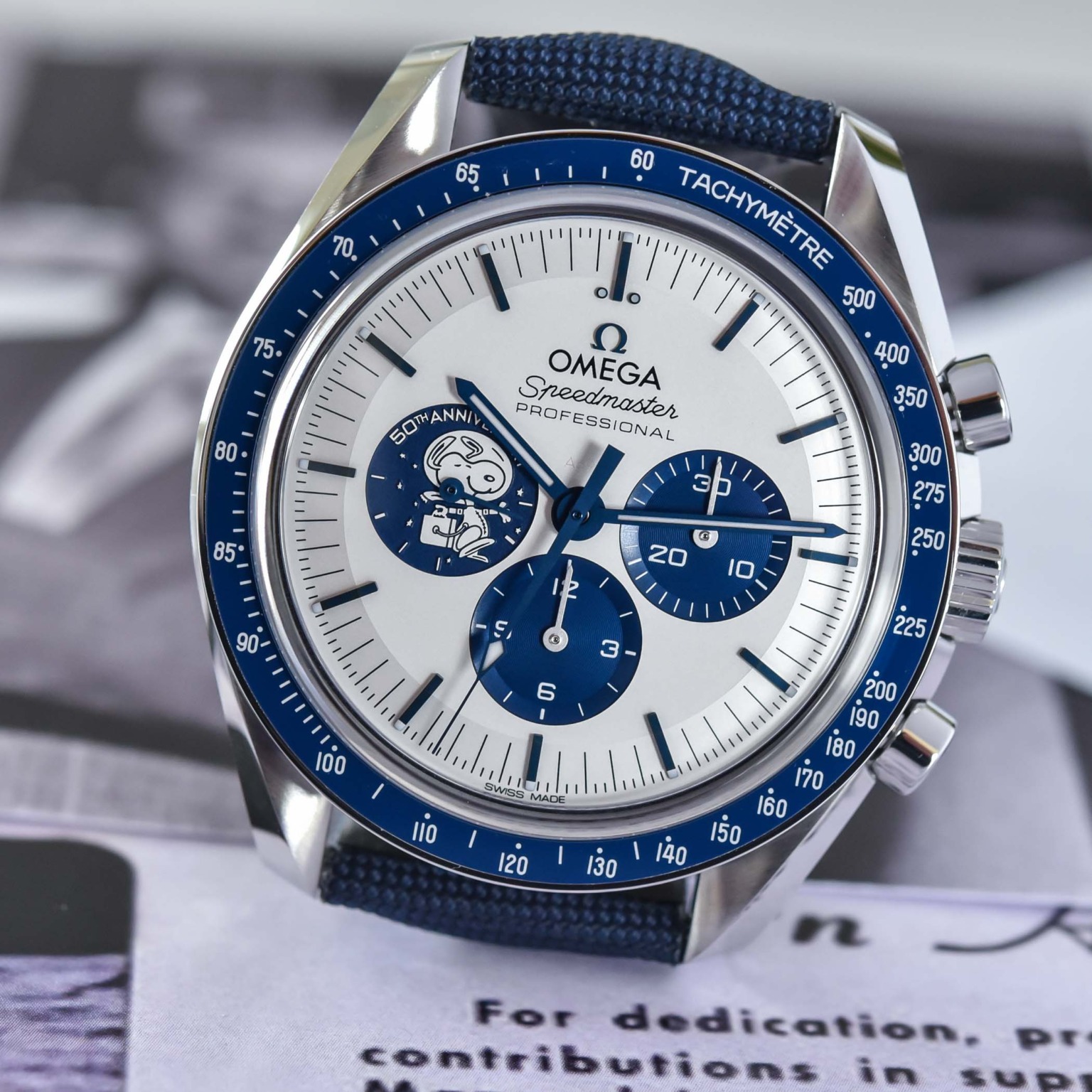 Omega Speedmaster Silver Snoopy Award 50th Anniversary // Review