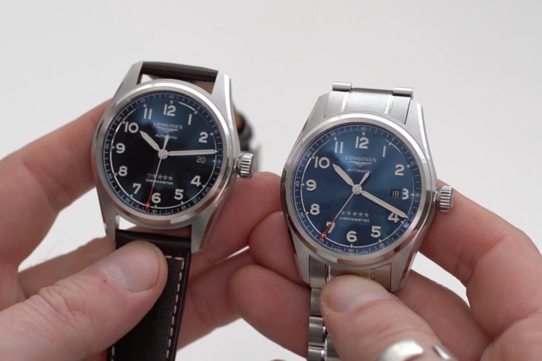 Comparative video review Longines Spirit time-and-date 40mm and 42mm