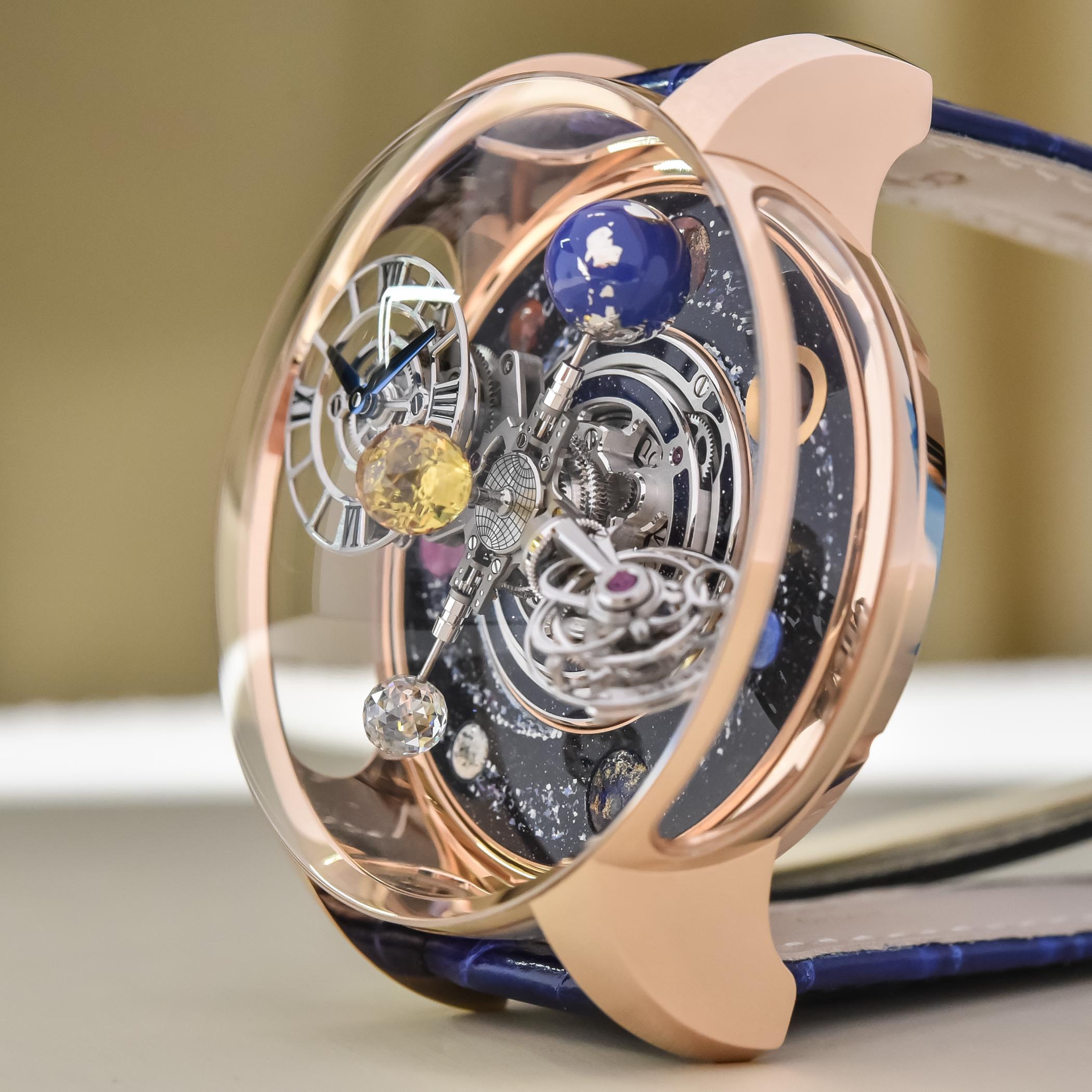 The Mind-Bogglingly Complex and Demonstrative Jacob  Co. Astronomia  Tourbillon Typhoon - Monochrome Watches