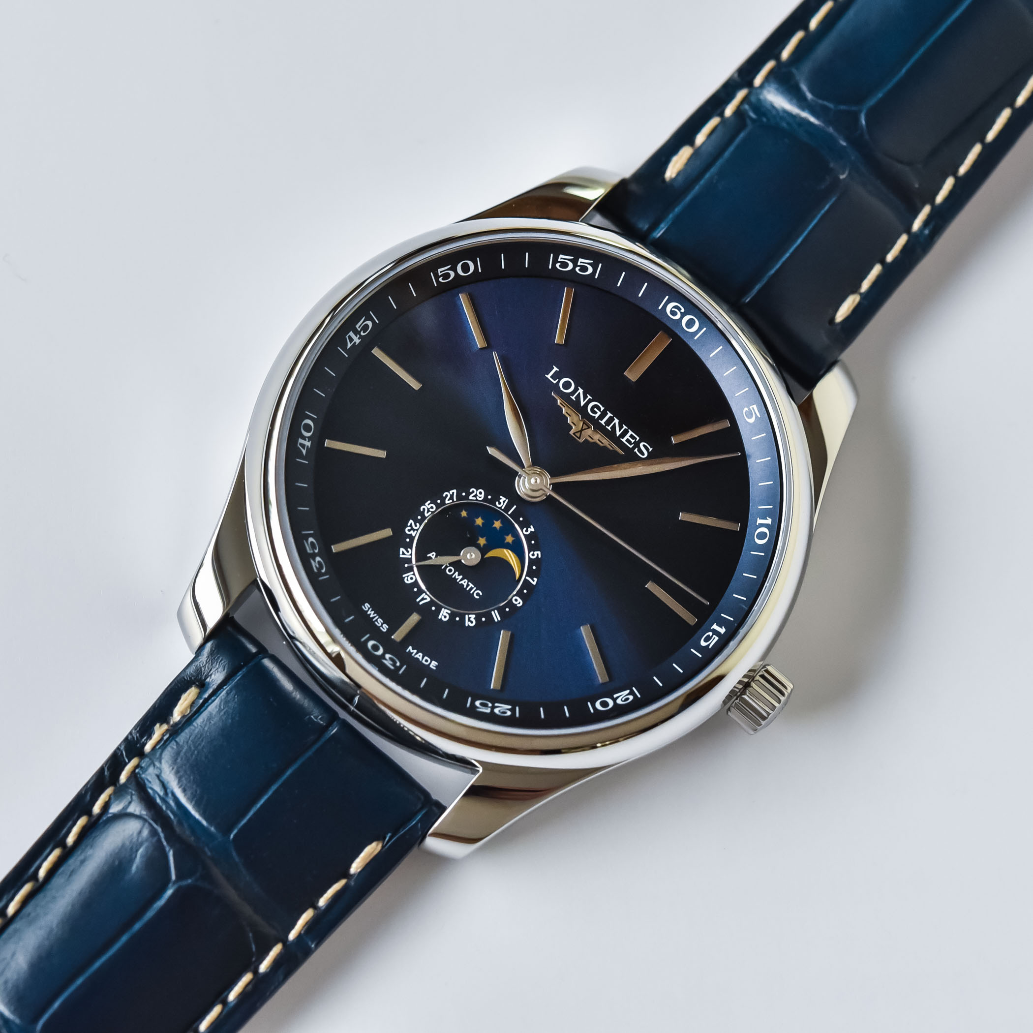 Longines Master Collection Moonphase Blue Dial 42mm - L2.919.4.92.0