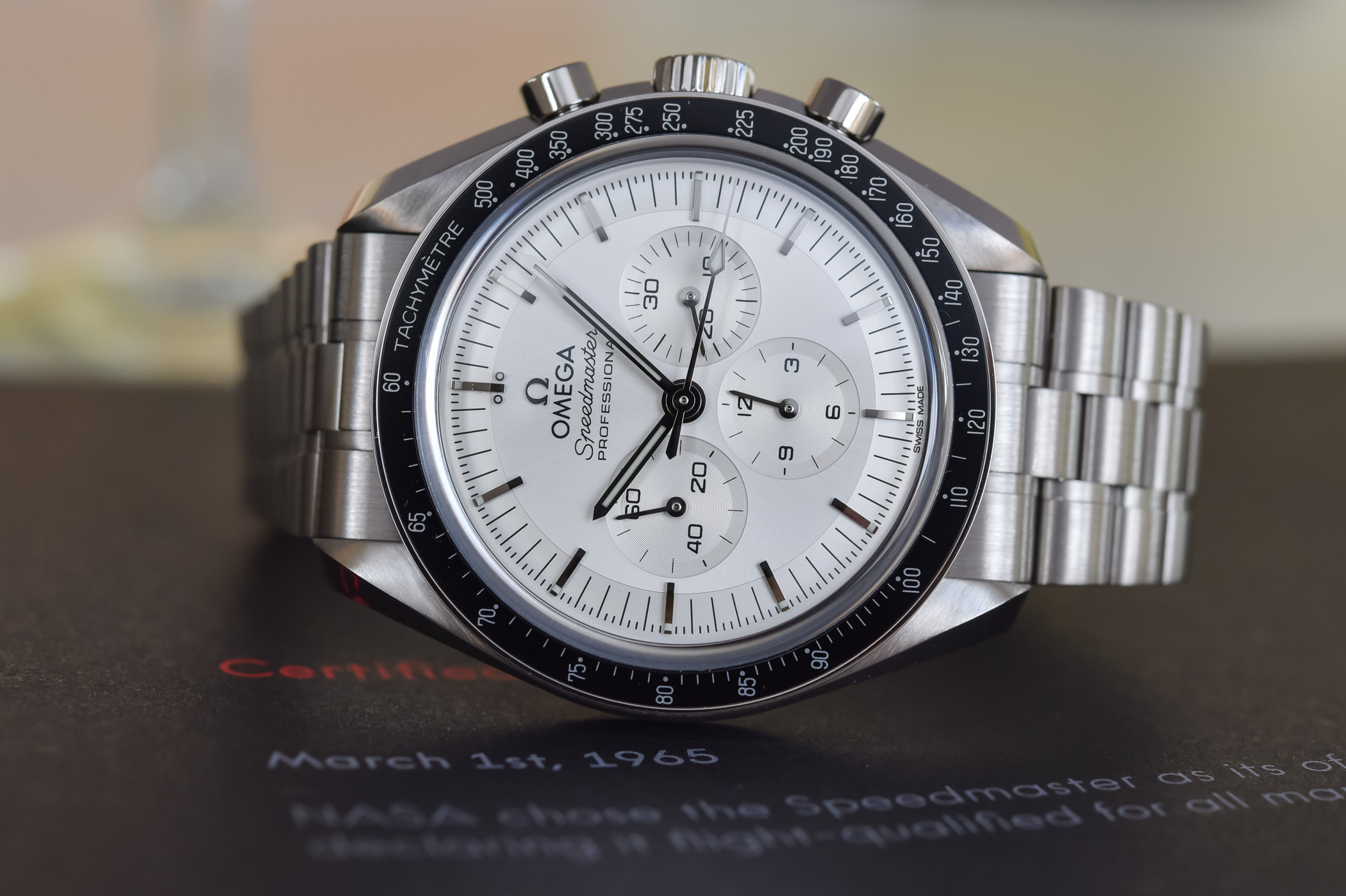 Omega Speedmaster Moonwatch Professional Co-Axial Master Chronometer Canopus Gold Silver dial 310.60.42.50.02.001