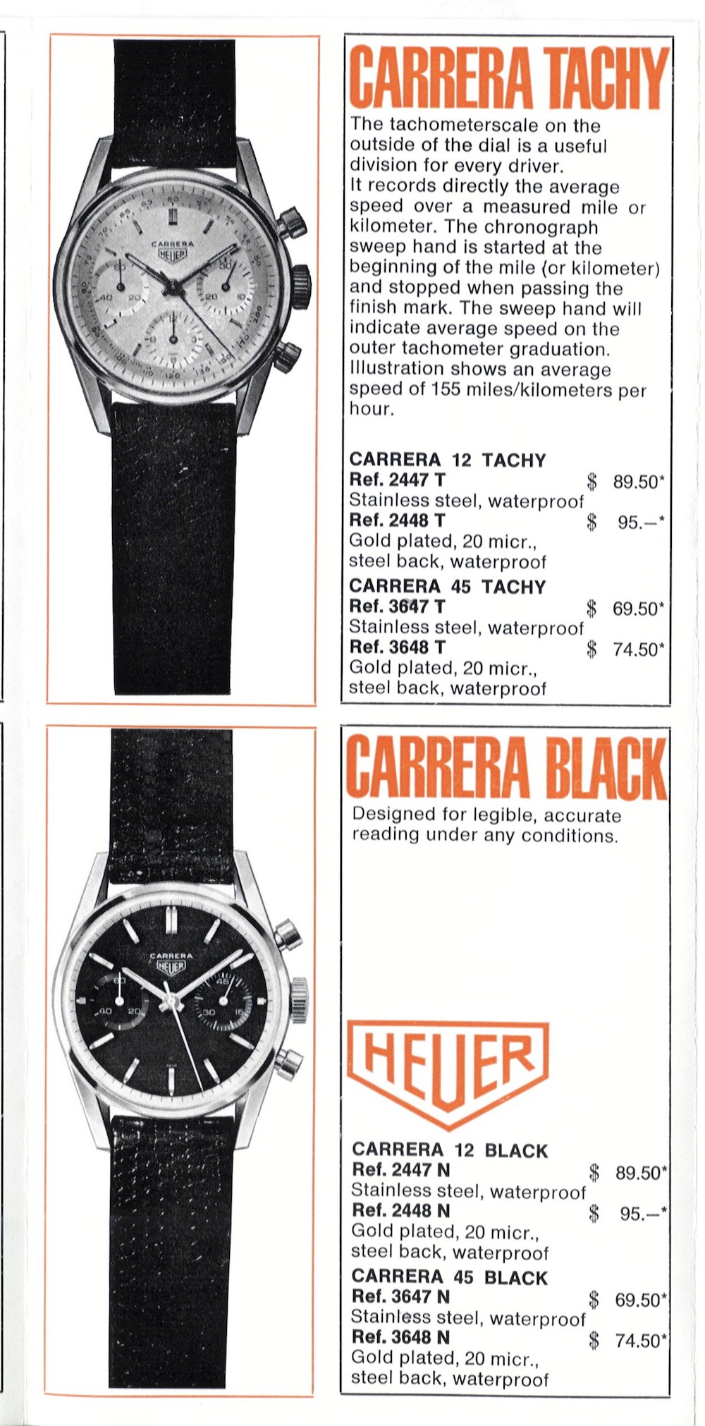 1964 Heuer Carrera ads - 2
